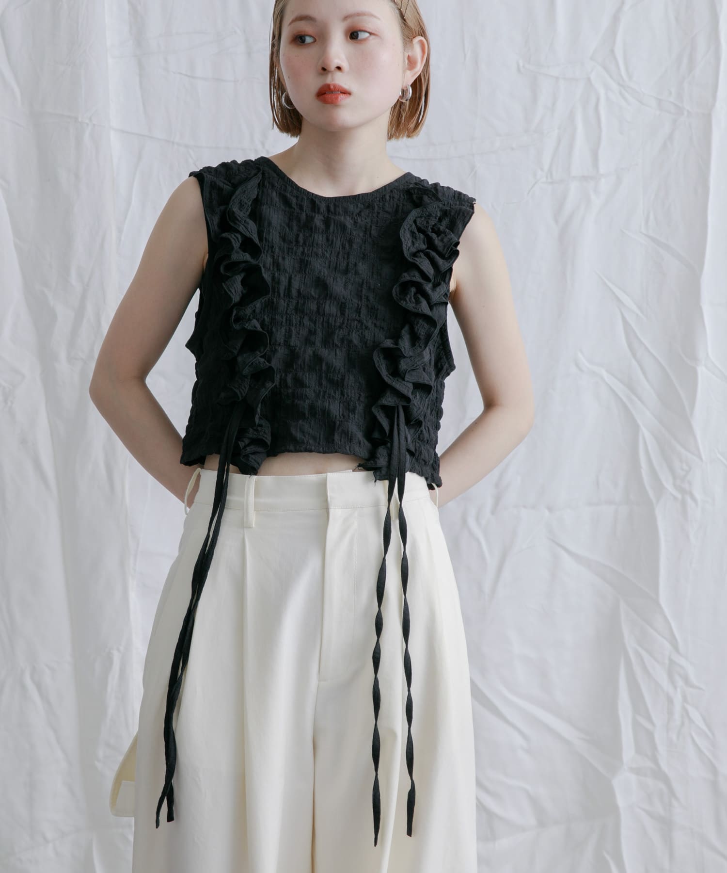 身長：153cm サイズ：one