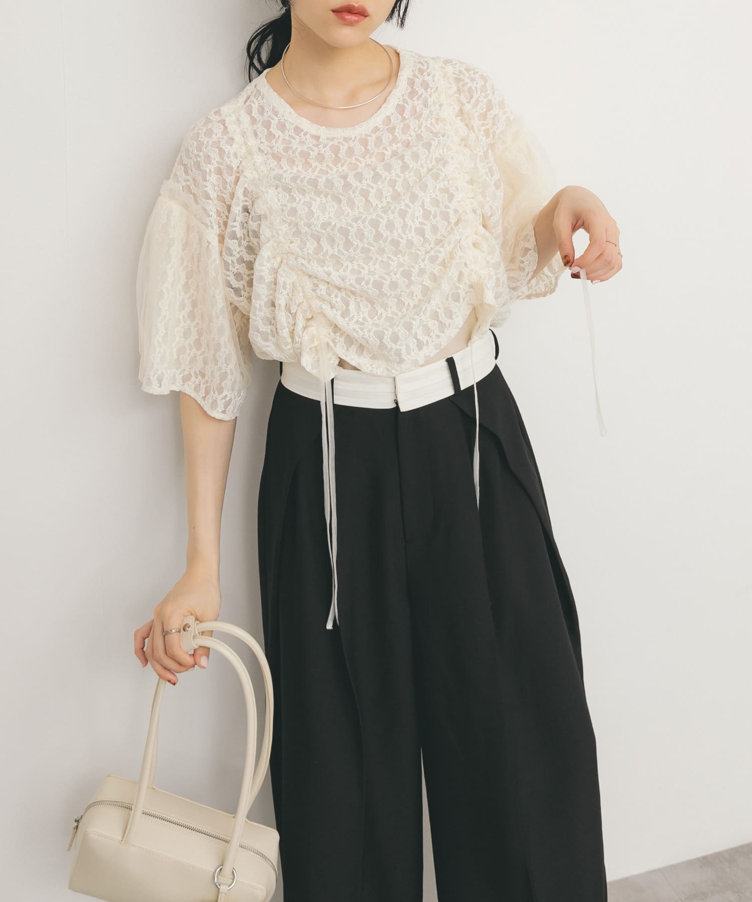 身長：160cm サイズ：one