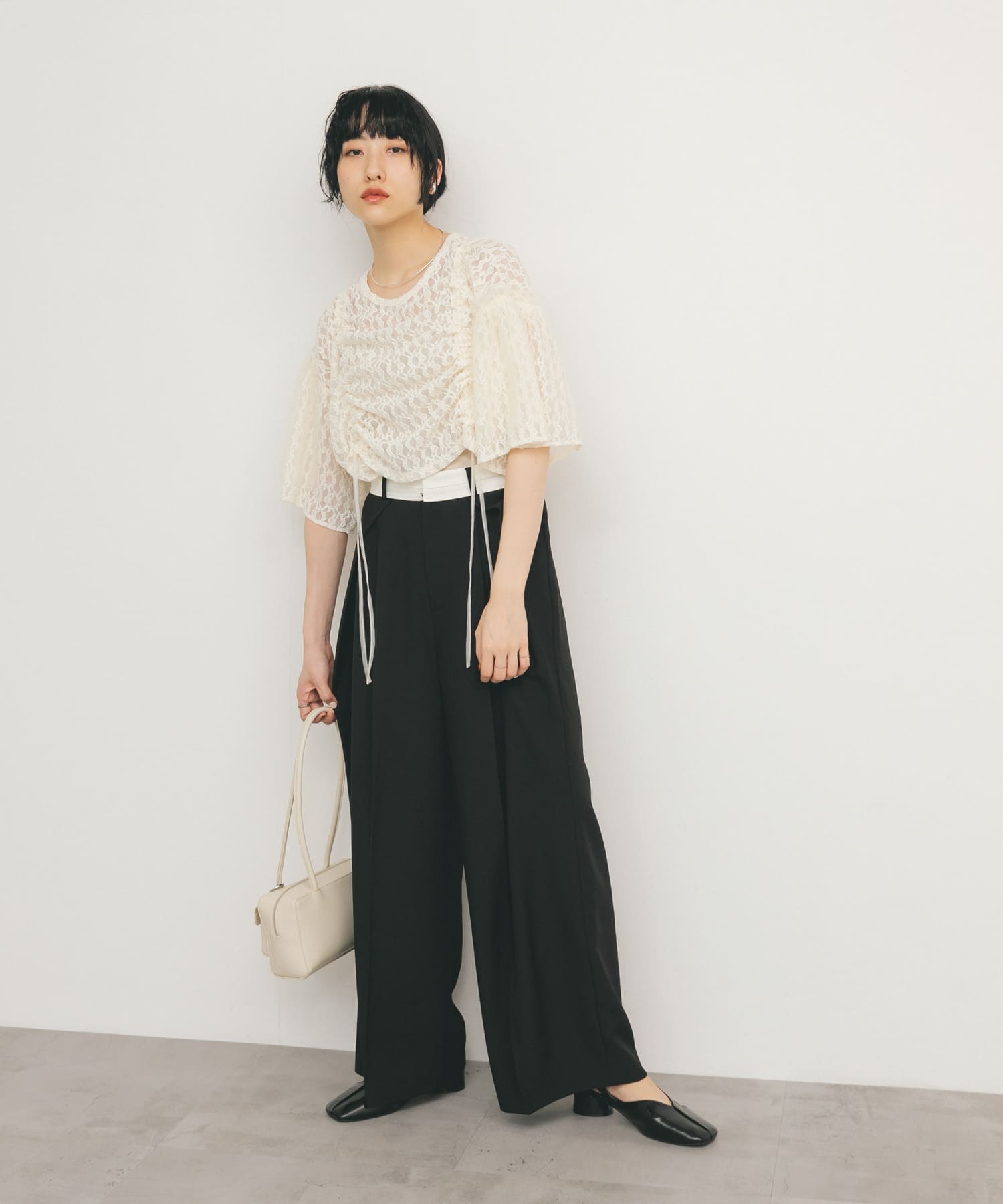 身長：160cm サイズ：one