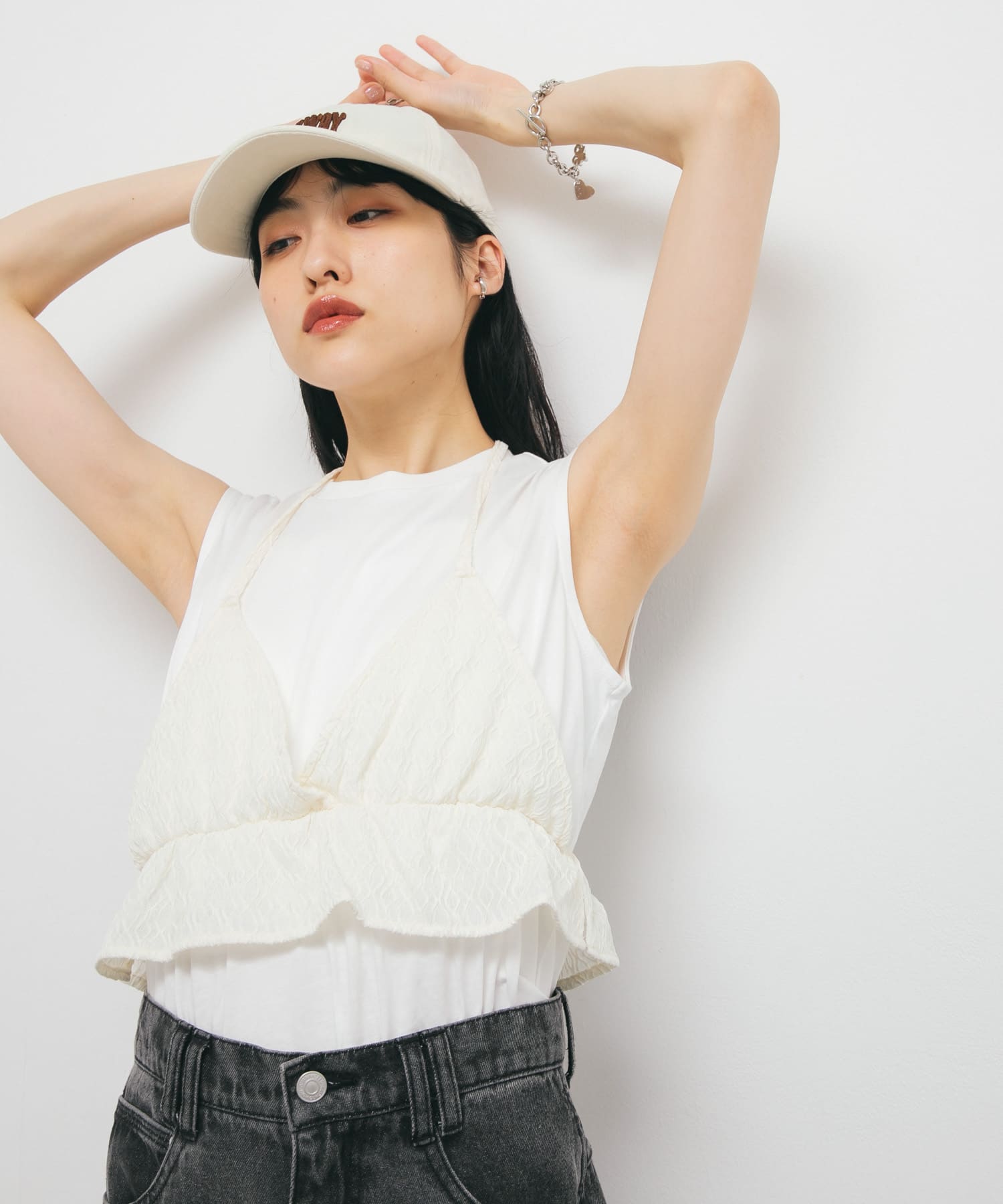 身長：160cm サイズ：one
