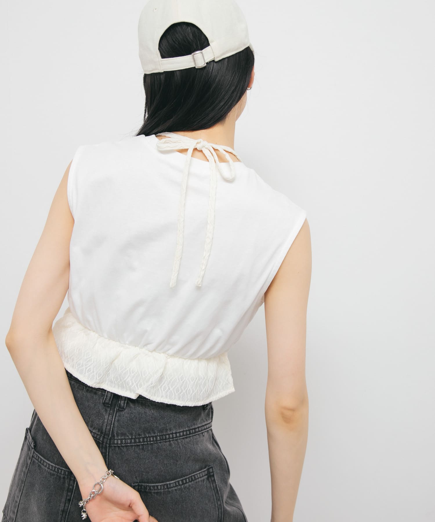 身長：160cm サイズ：one