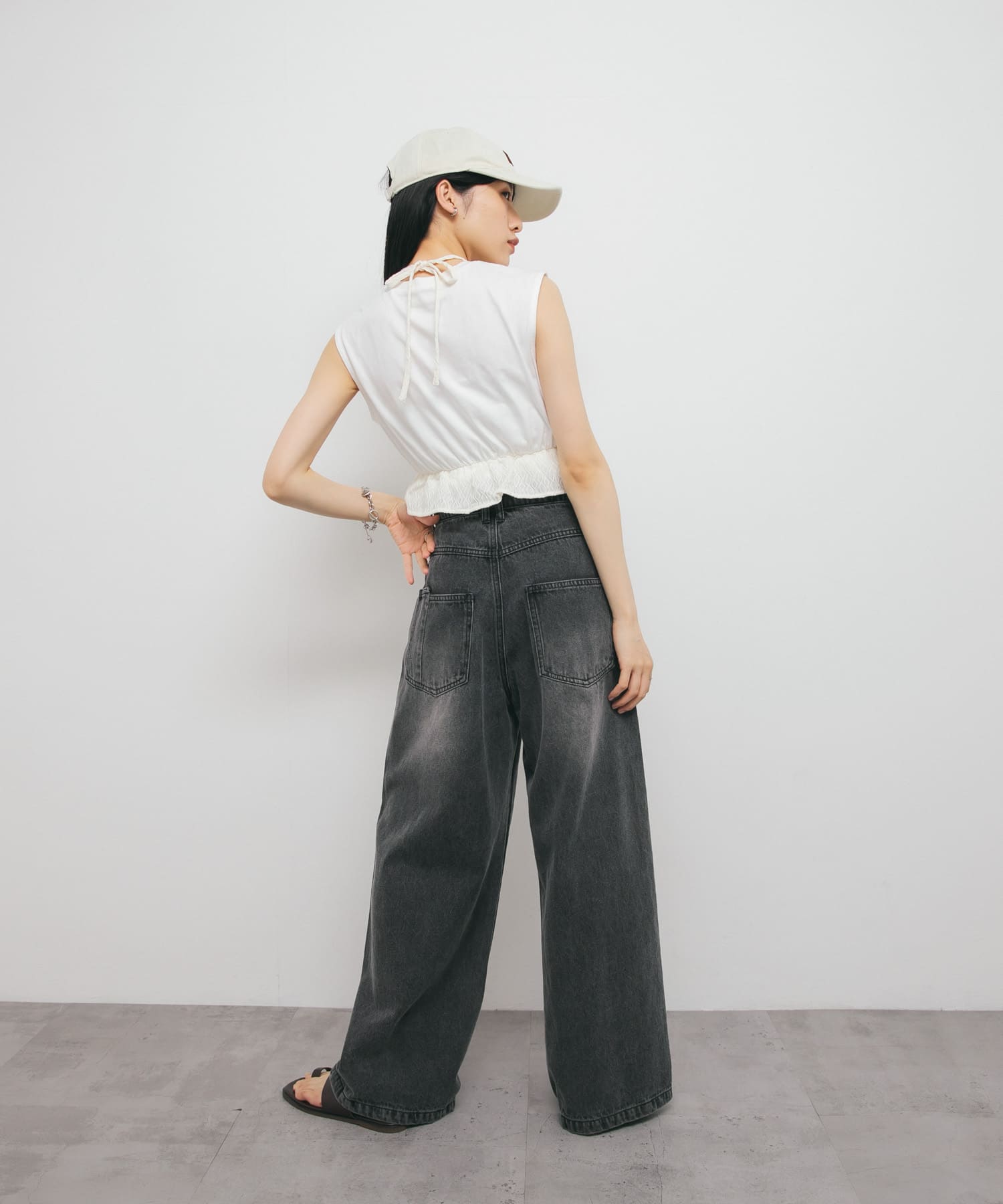 身長：160cm サイズ：one