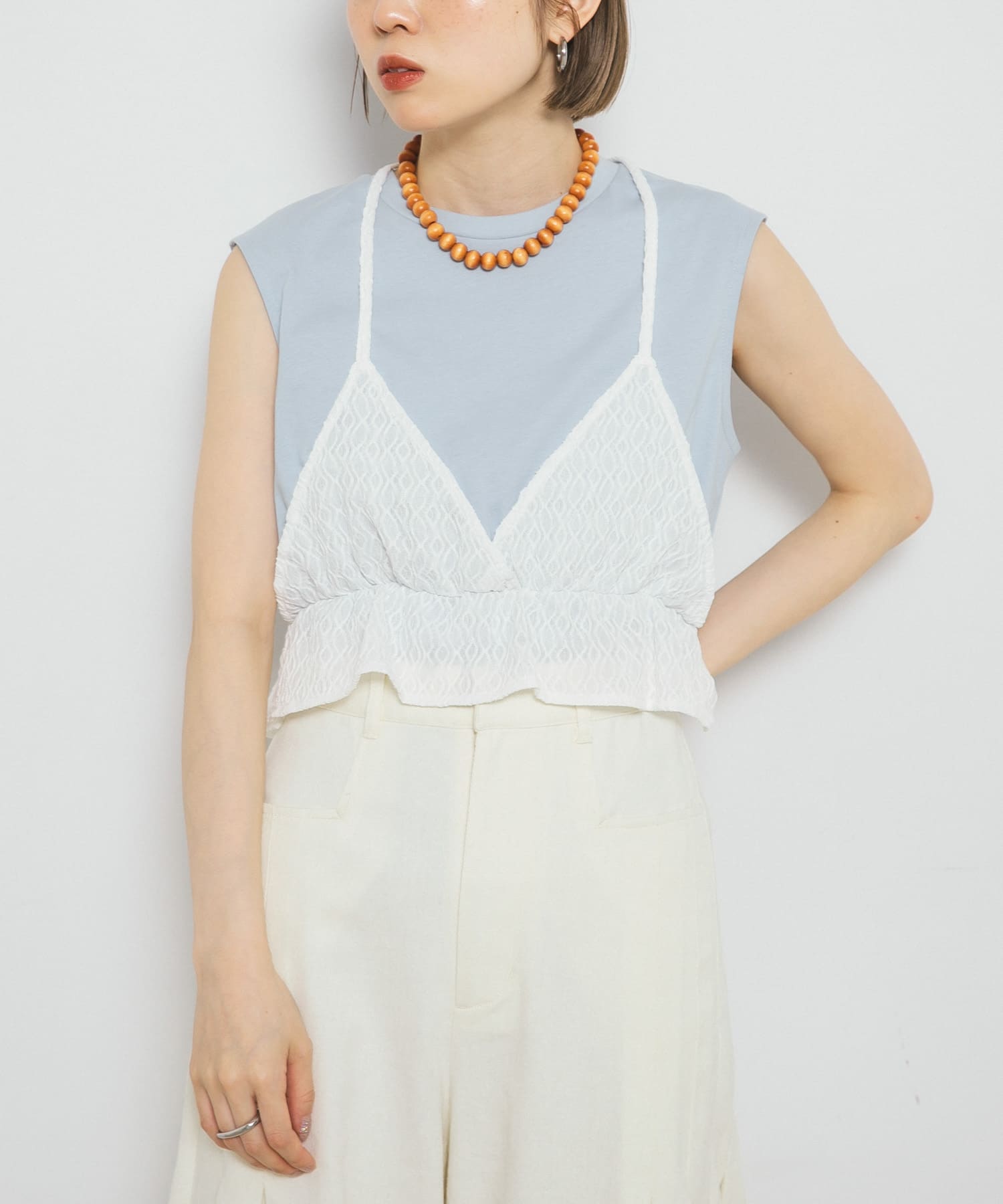 身長：153cm サイズ：one