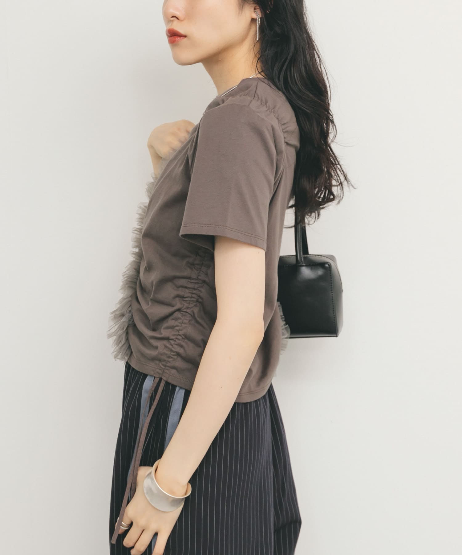 身長：160cm サイズ：one