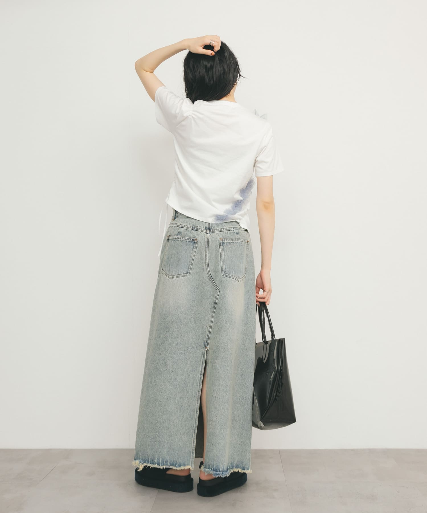身長：160cm サイズ：one