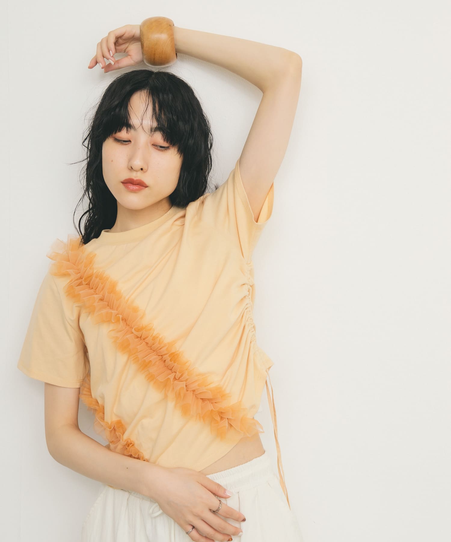 身長：160cm サイズ：one