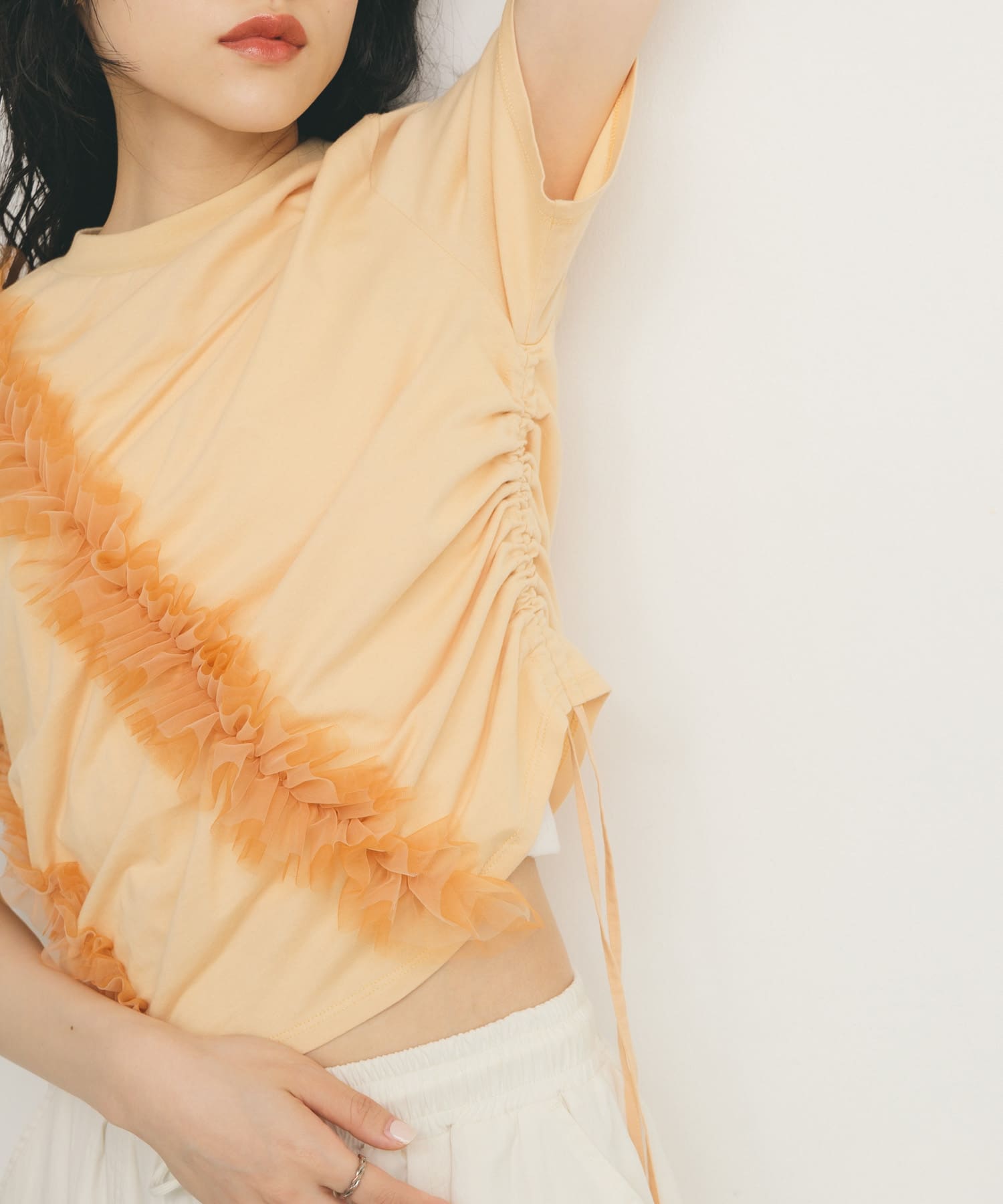 身長：160cm サイズ：one