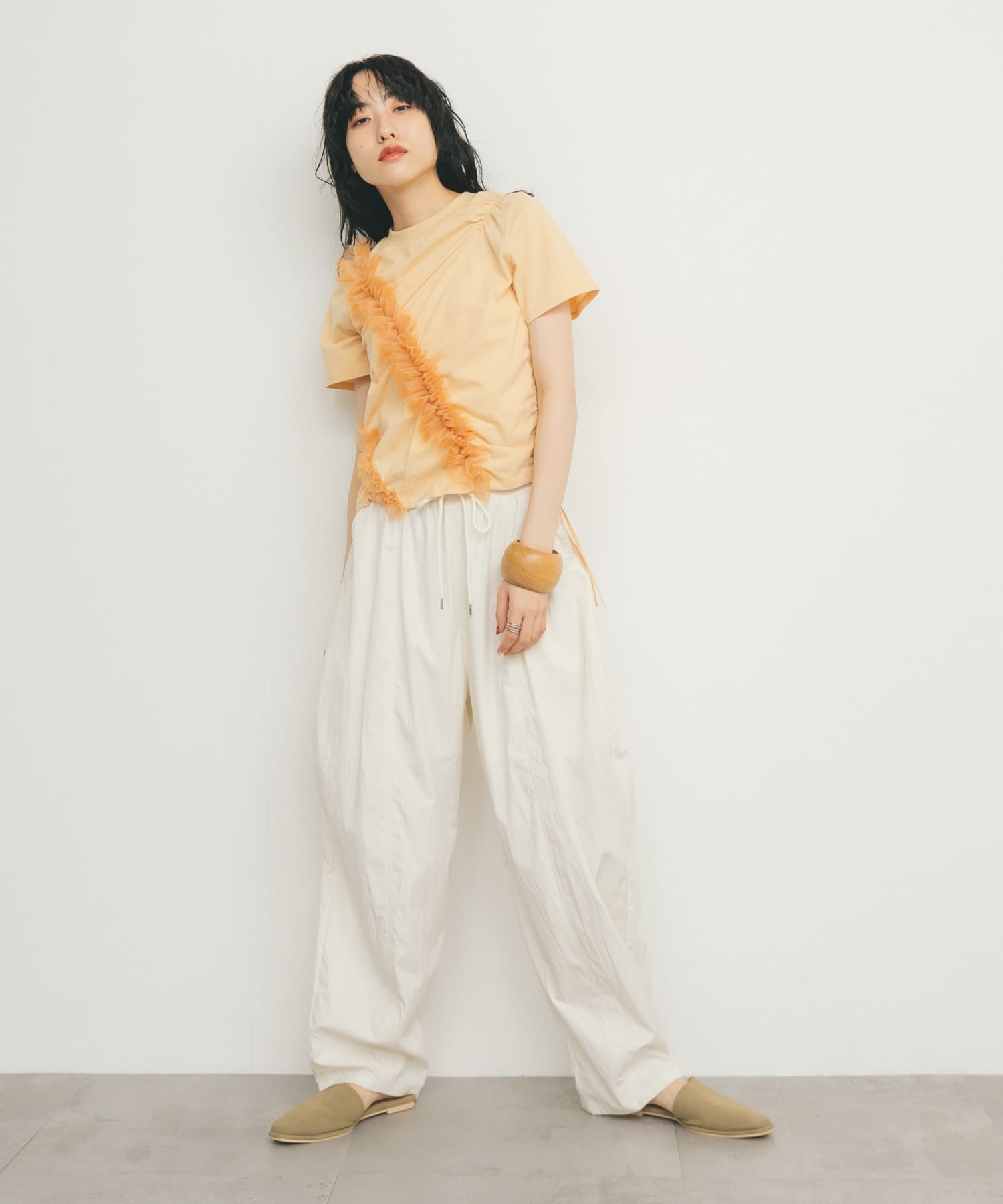 身長：160cm サイズ：one