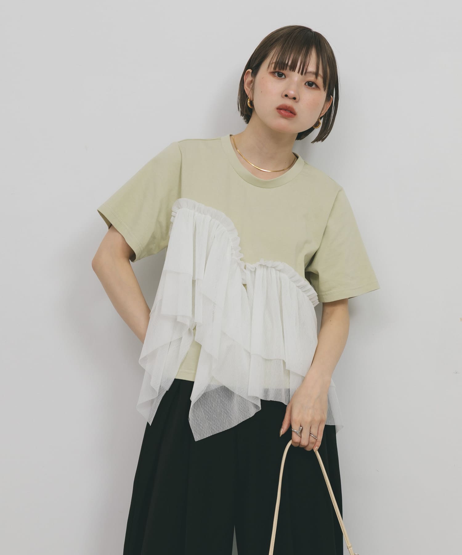身長：153cm サイズ：one