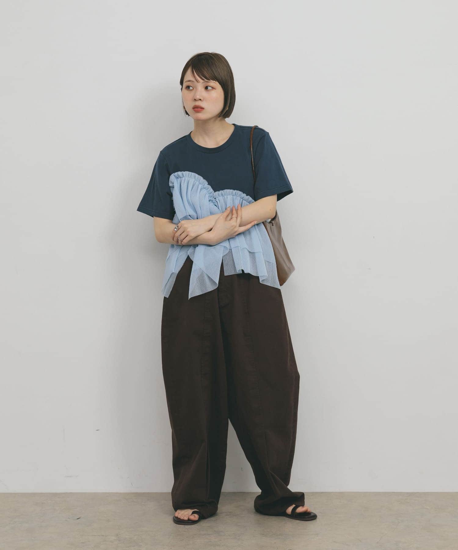 身長：153cm サイズ：one