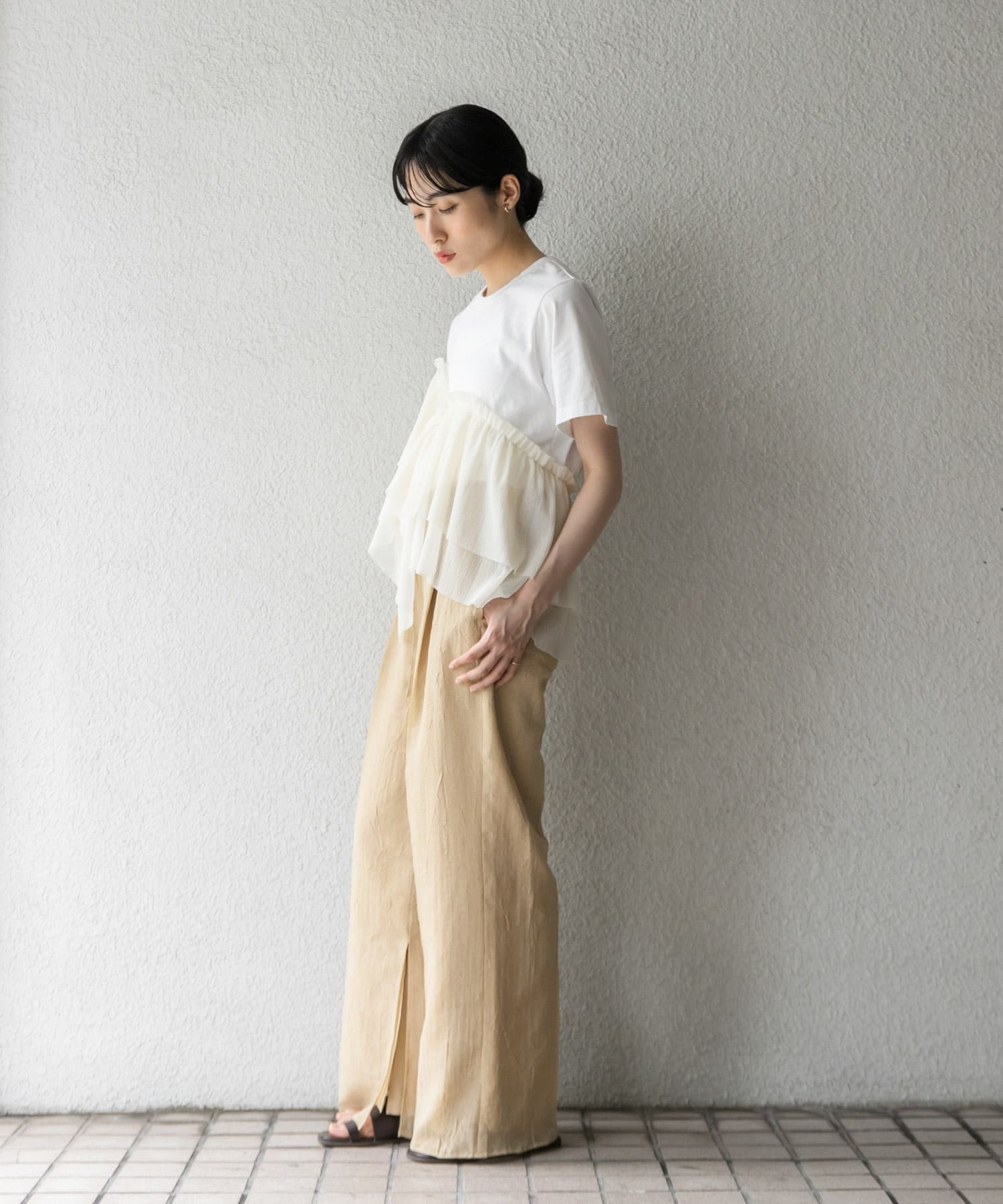 身長：160cm サイズ：one