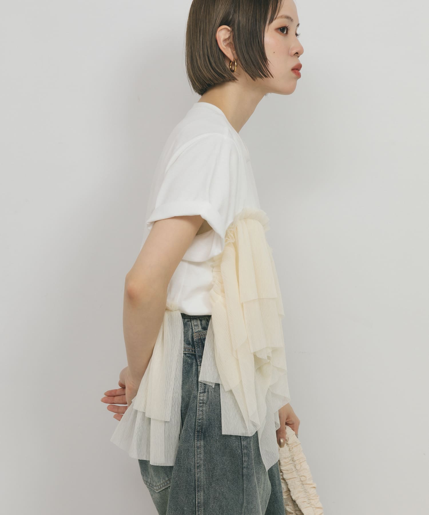 身長：153cm サイズ：one