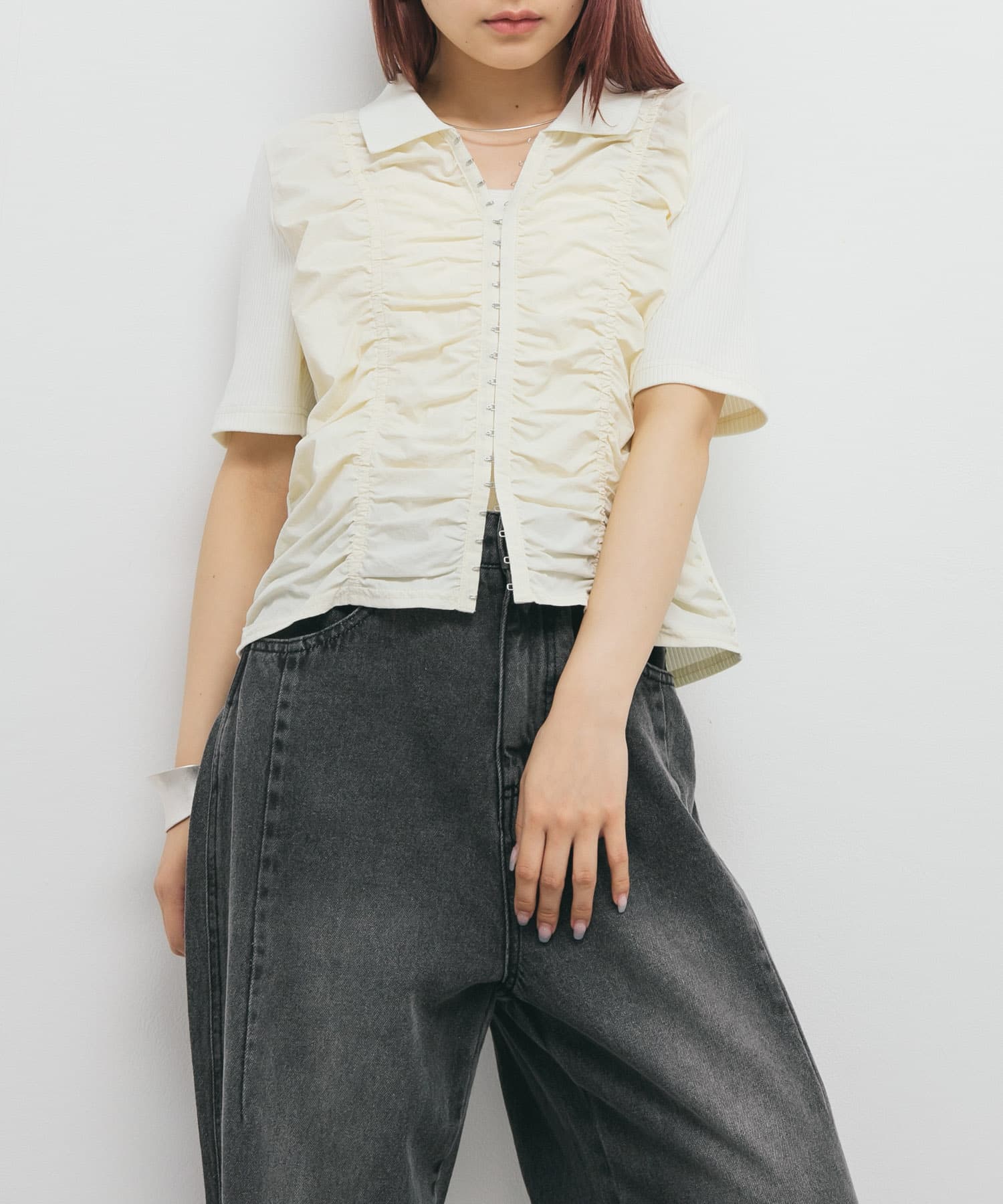 身長：153cm サイズ：one