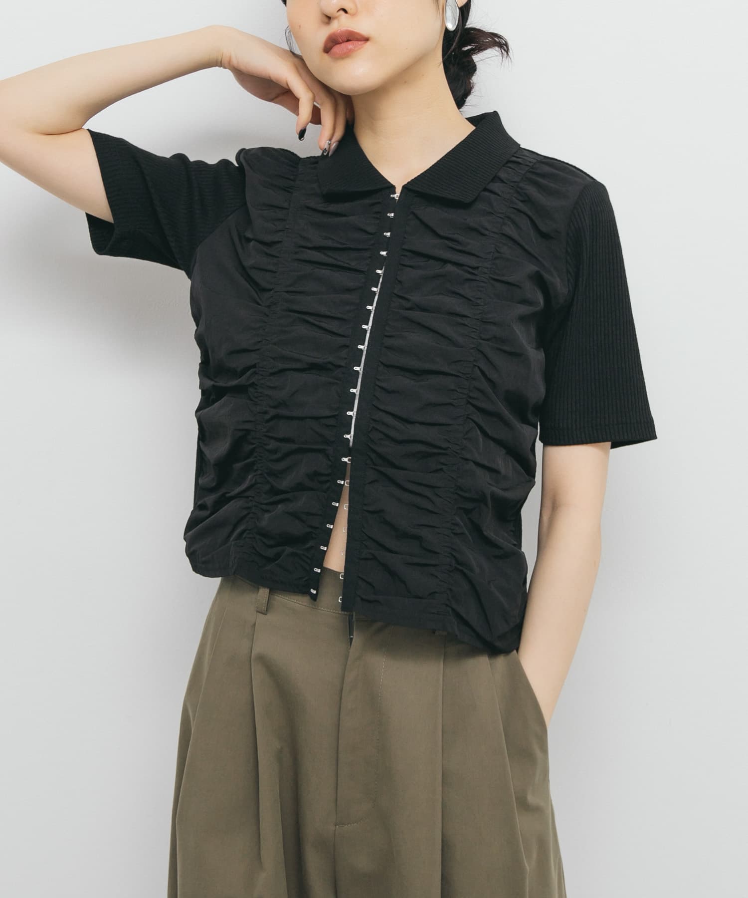 身長：160cm サイズ：one