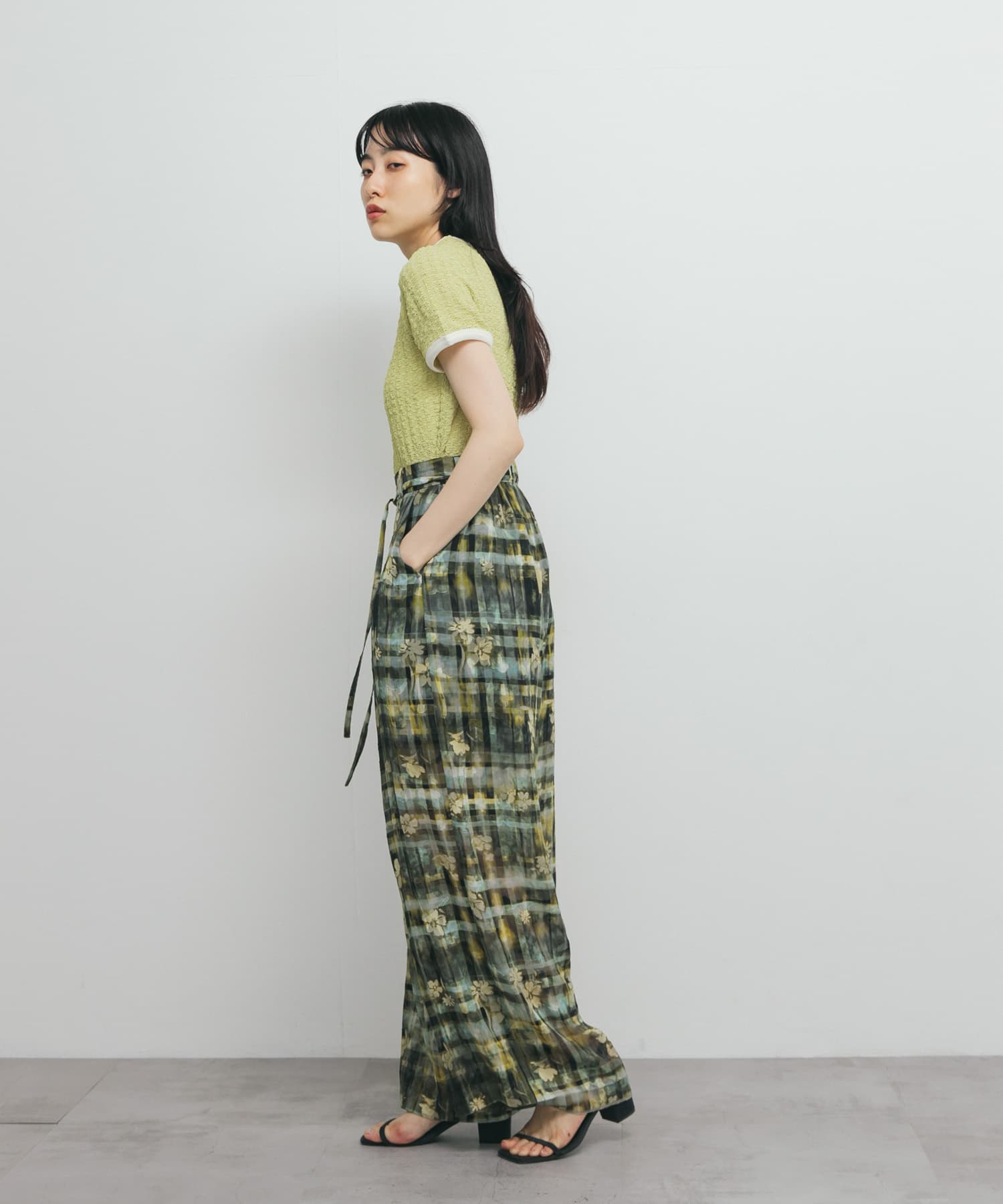 身長：160cm サイズ：one