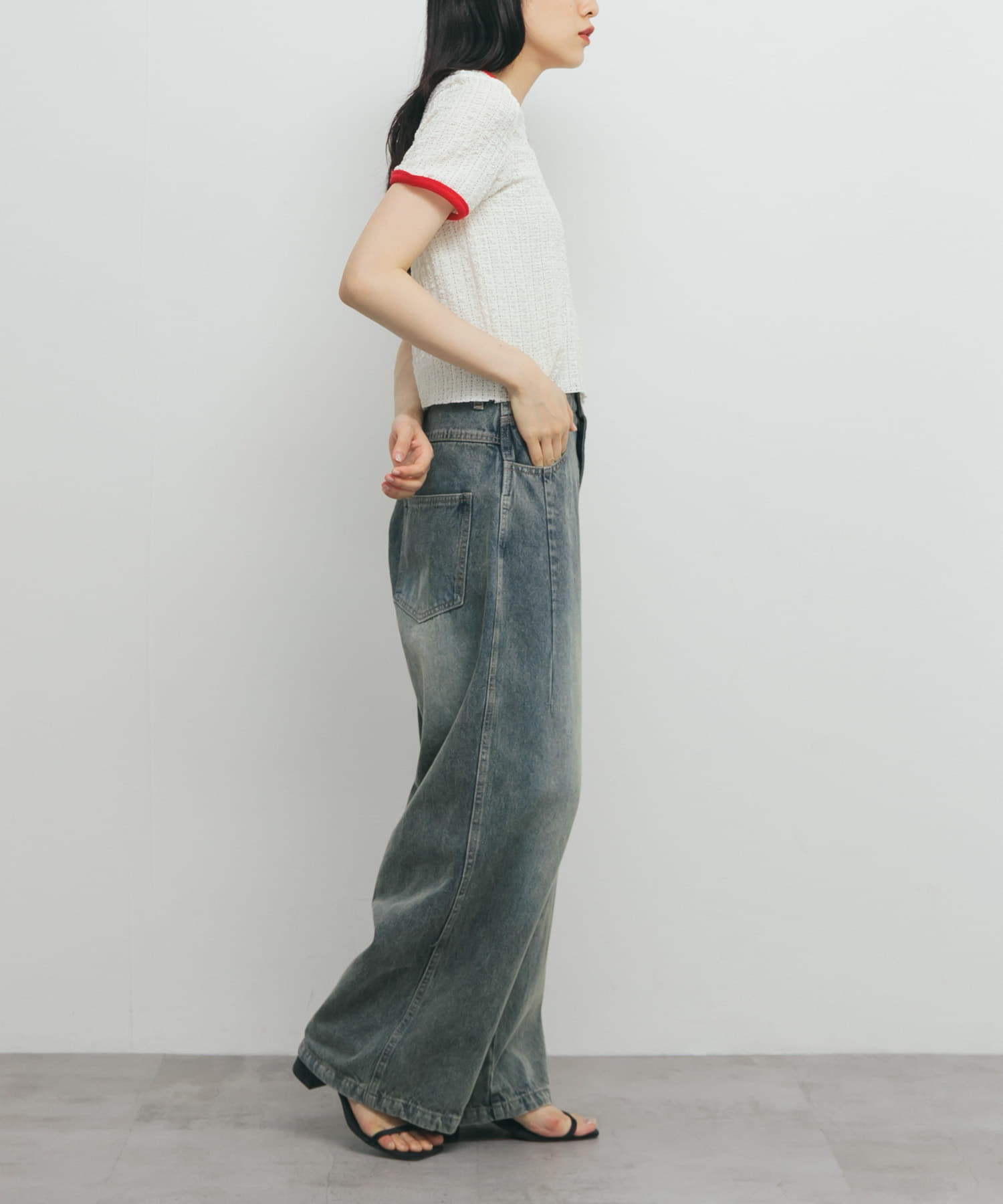 身長：160cm サイズ：one