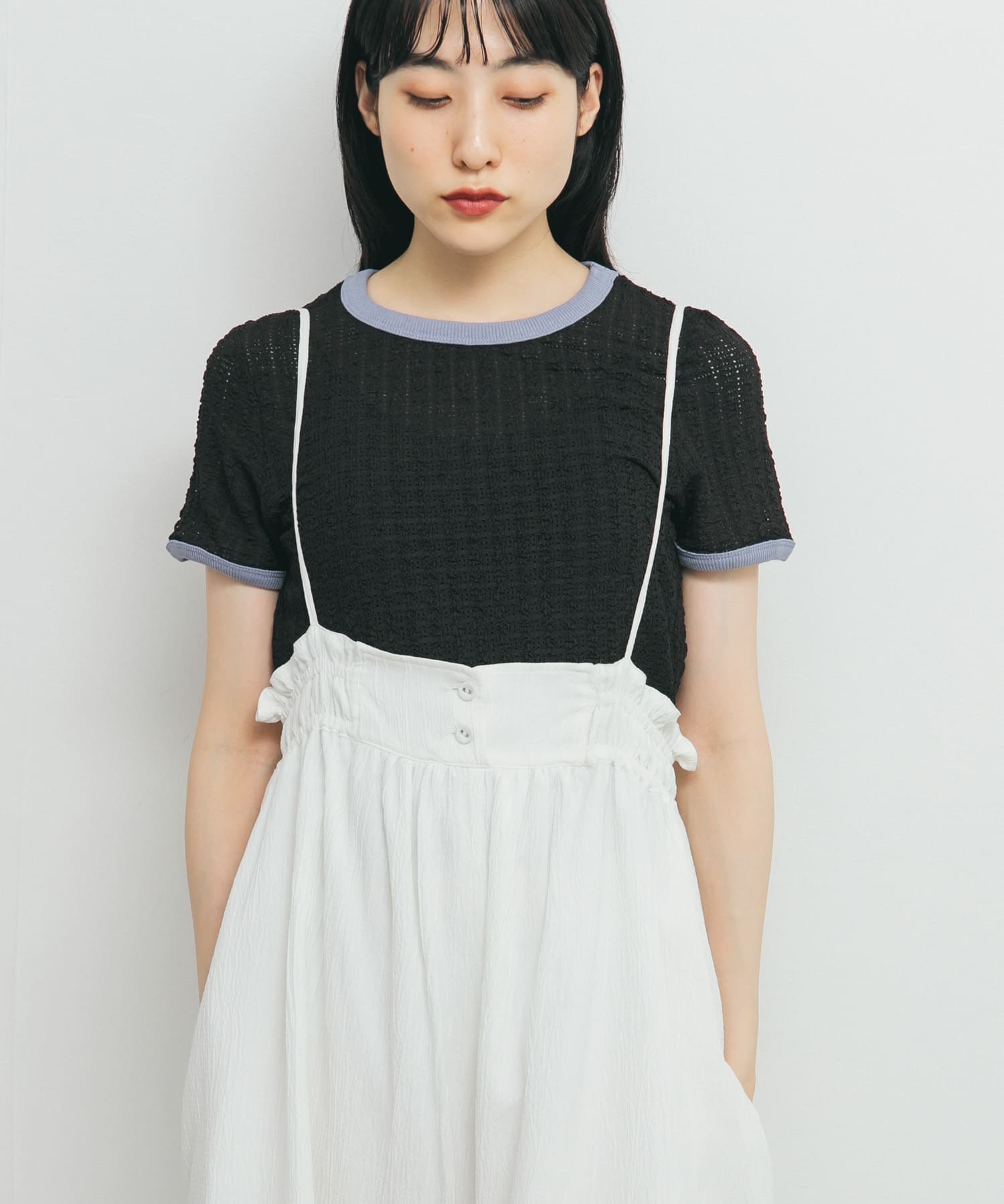身長：160cm サイズ：one