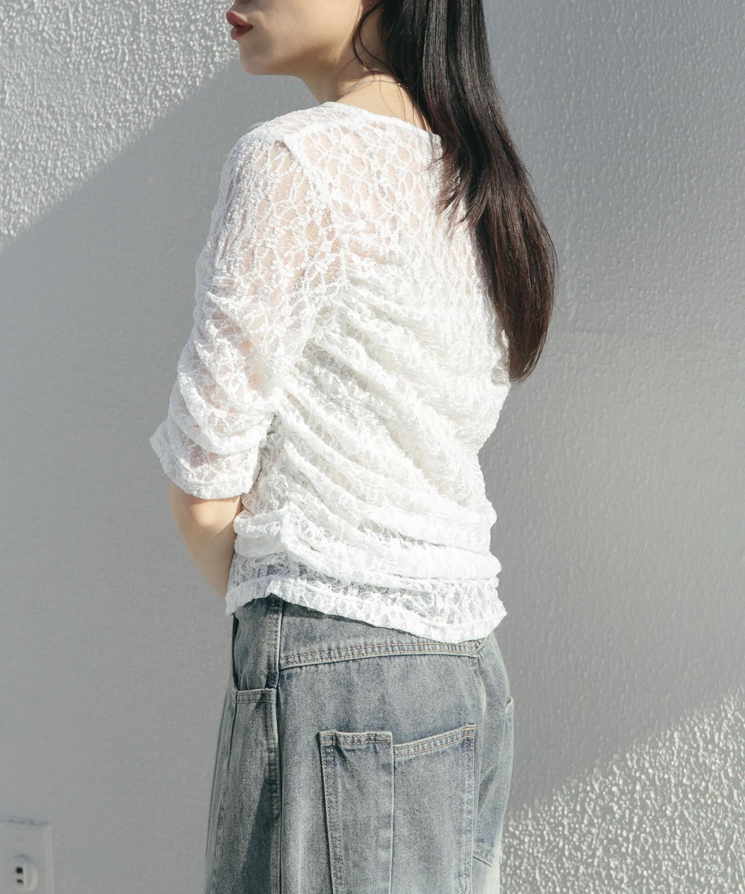 身長：160cm サイズ：one