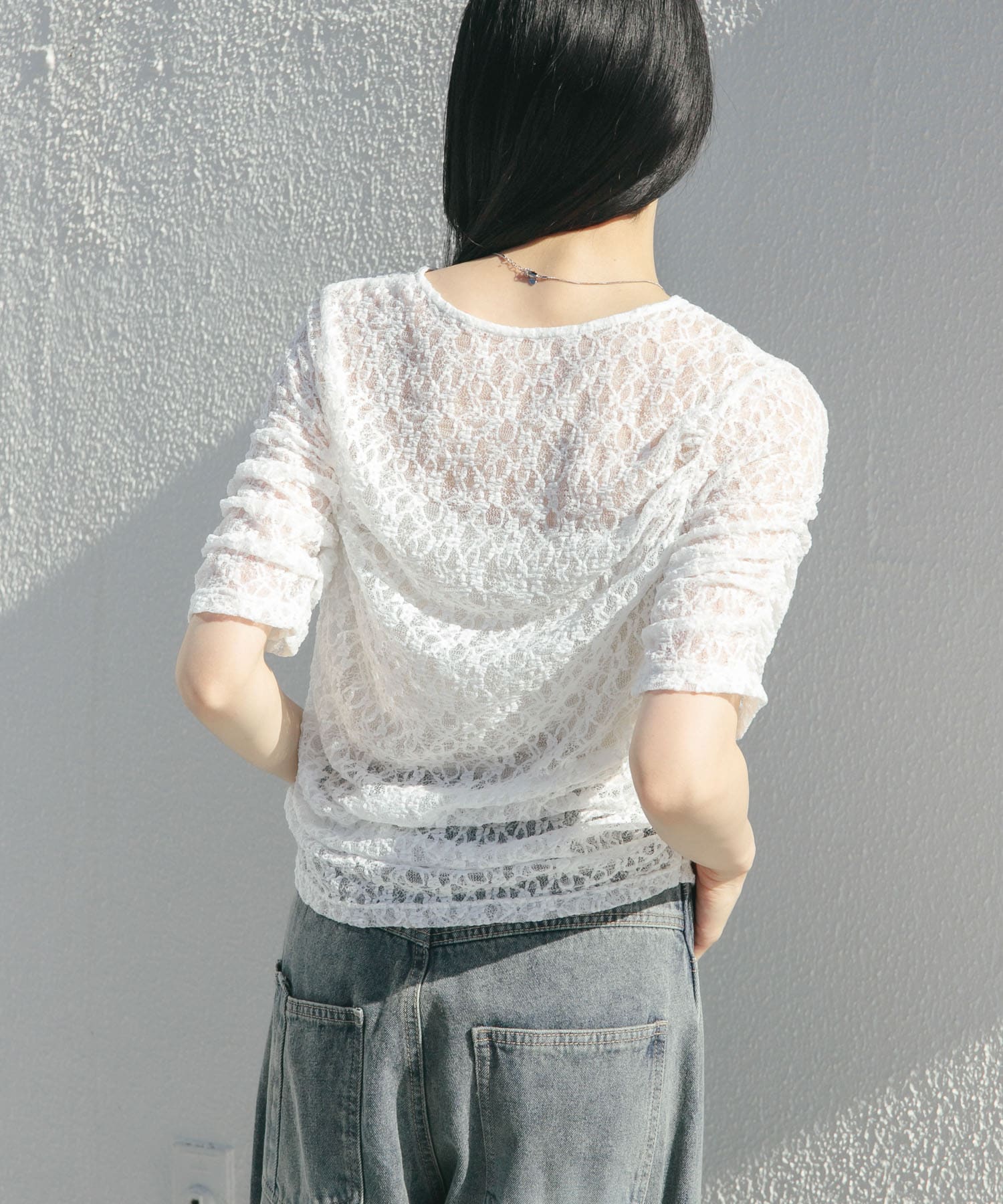 身長：160cm サイズ：one