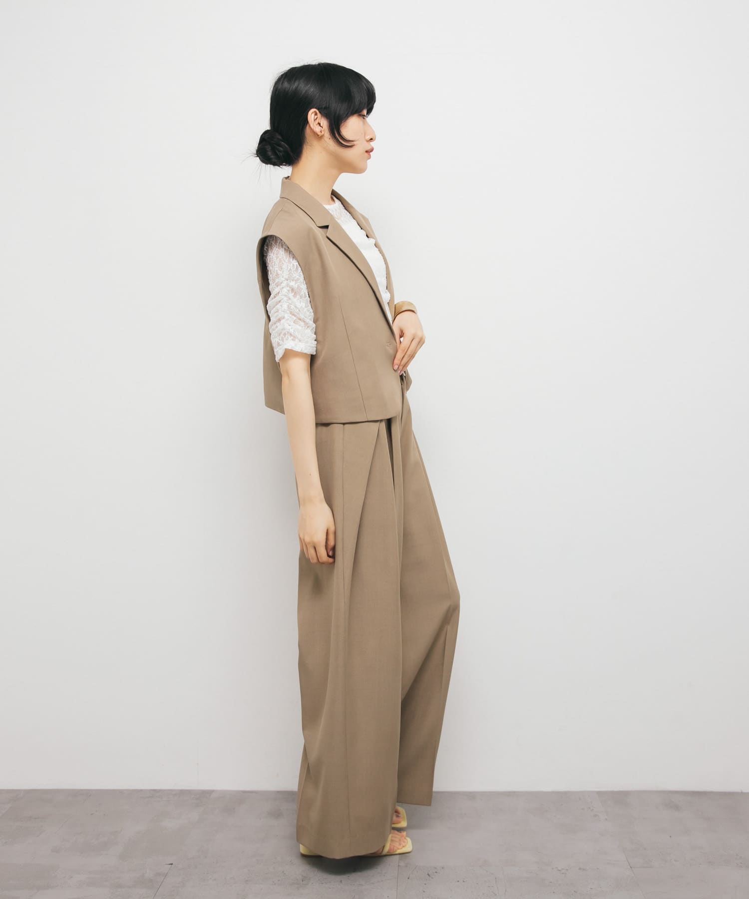 身長：160cm サイズ：one