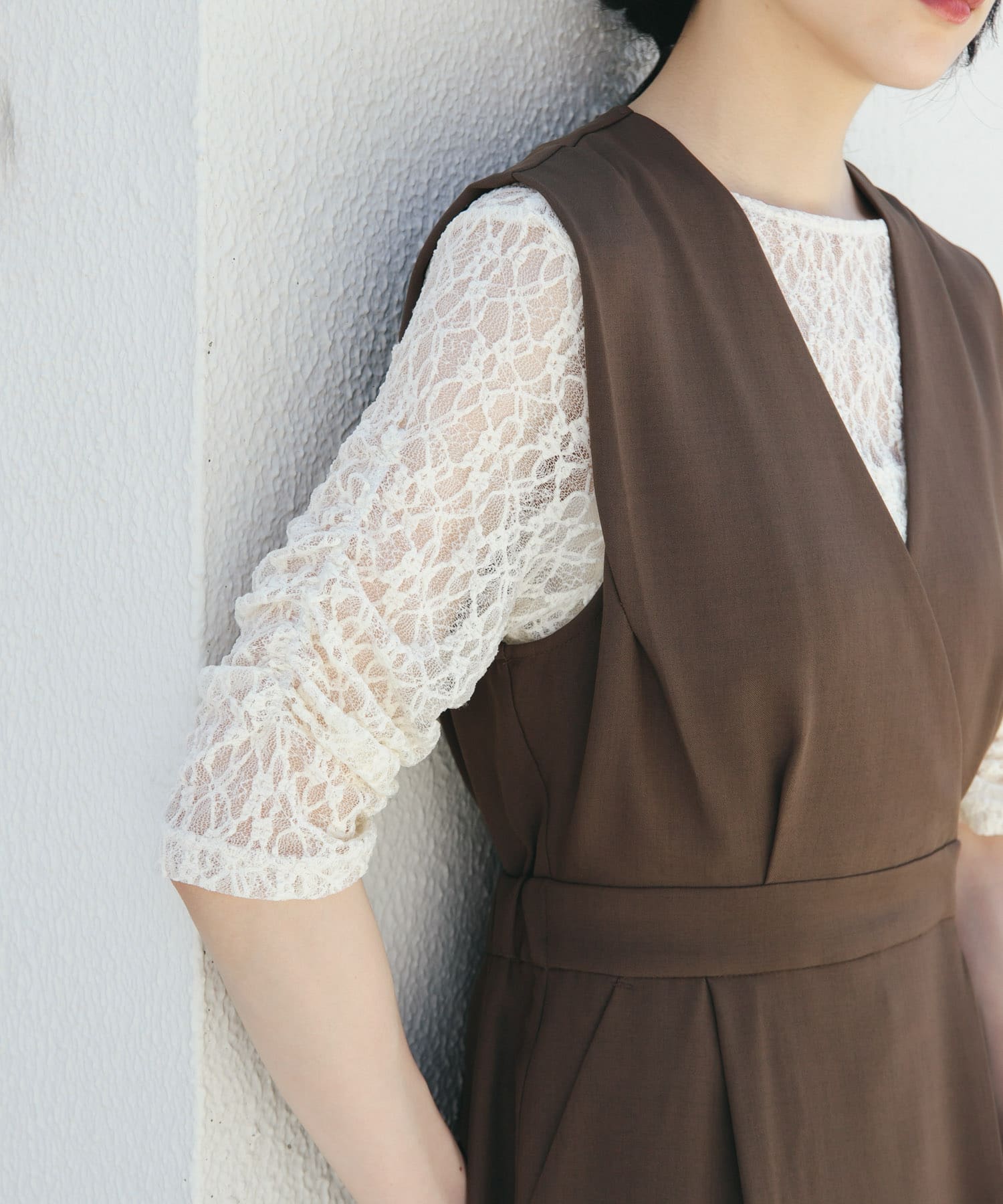 身長：160cm サイズ：one