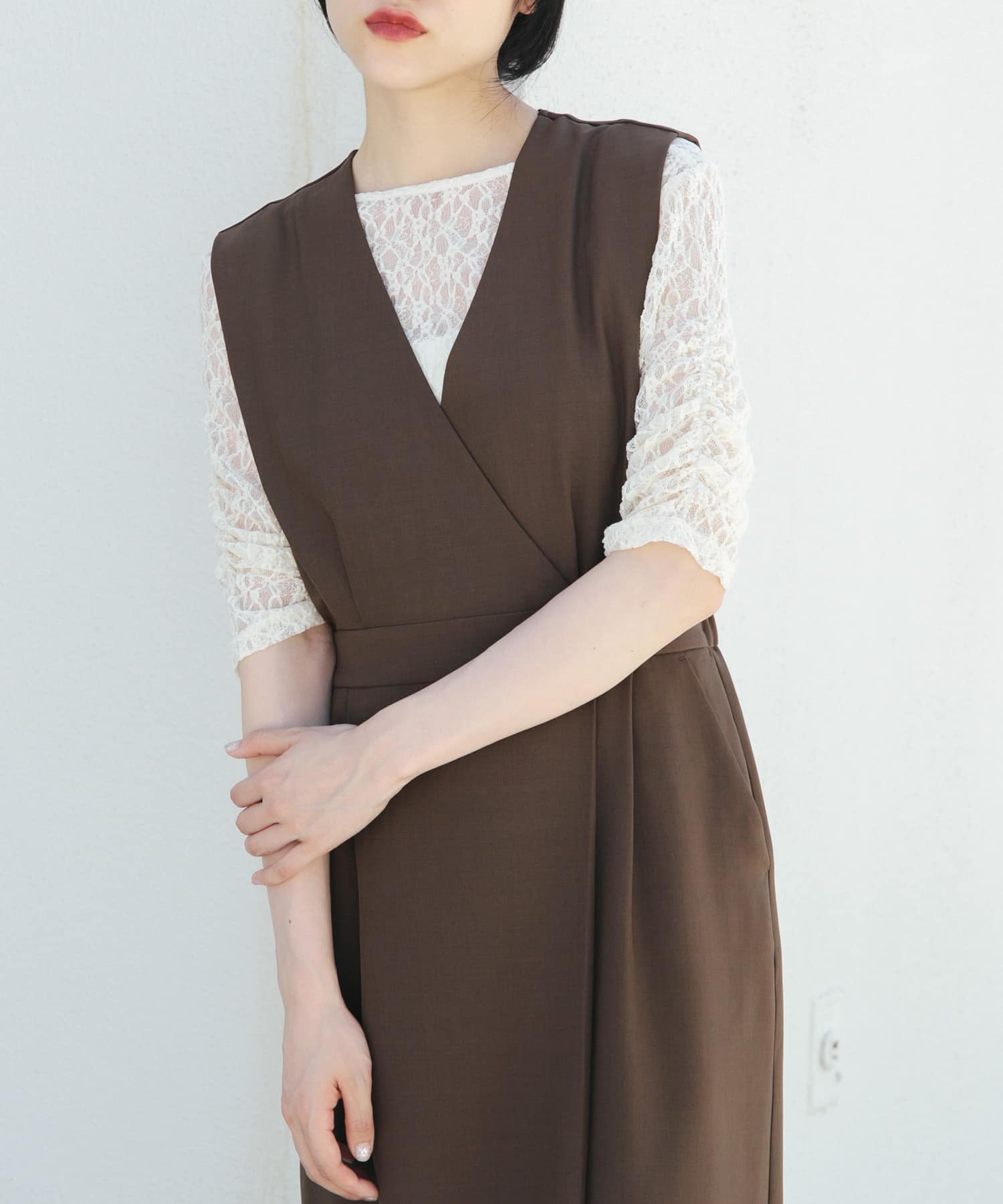 身長：160cm サイズ：one