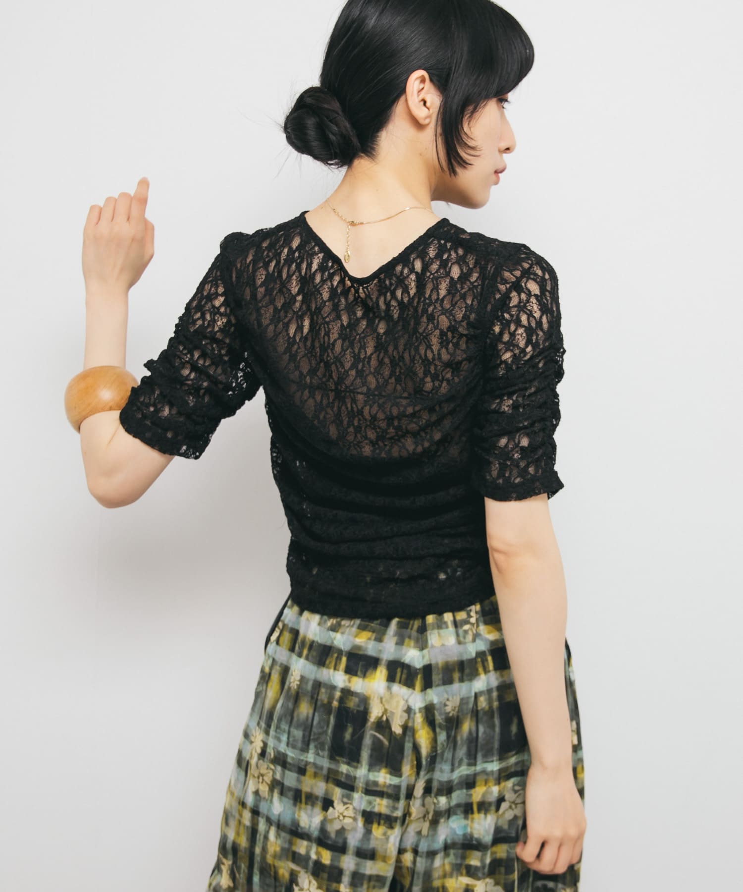 身長：160cm サイズ：one