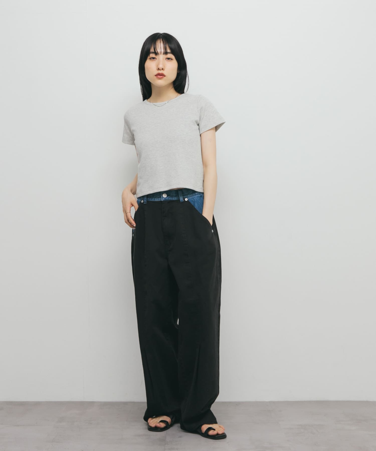 身長：160cm サイズ：one