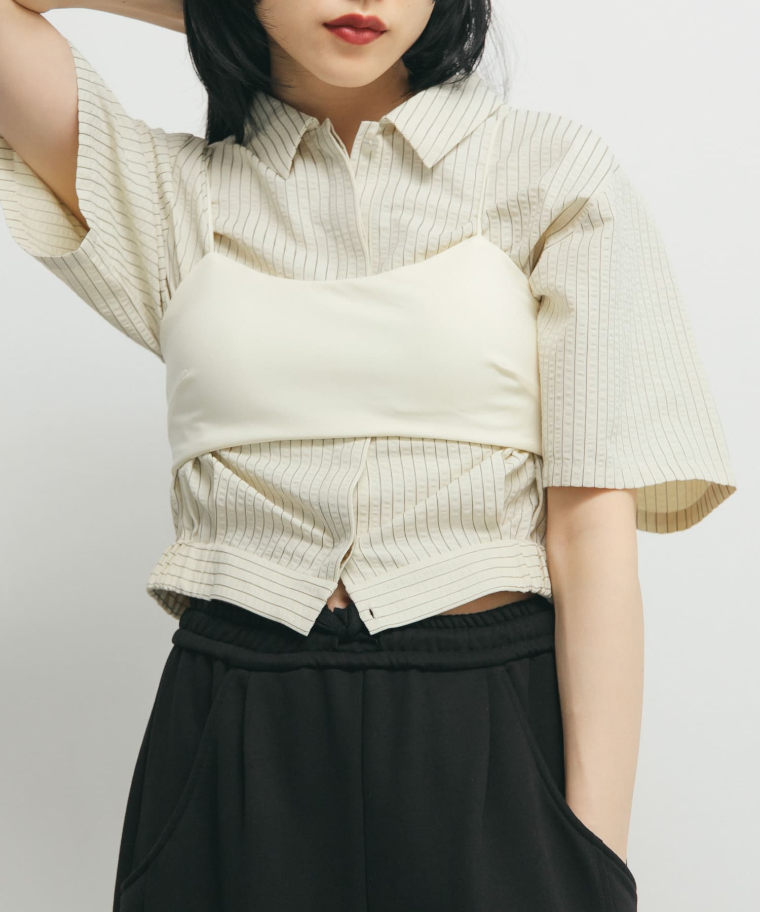 身長：160cm サイズ：one