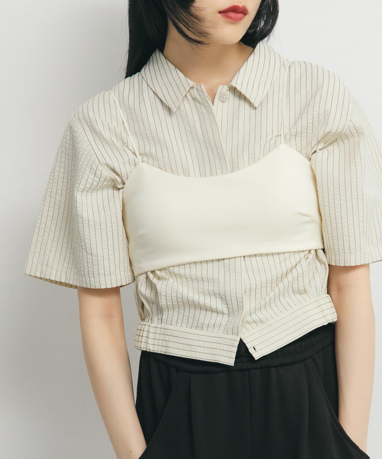 身長：160cm サイズ：one