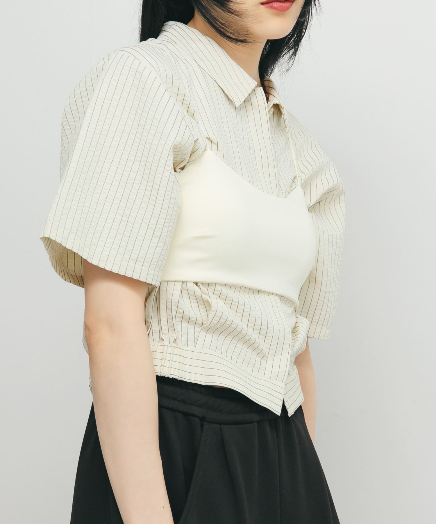 身長：160cm サイズ：one