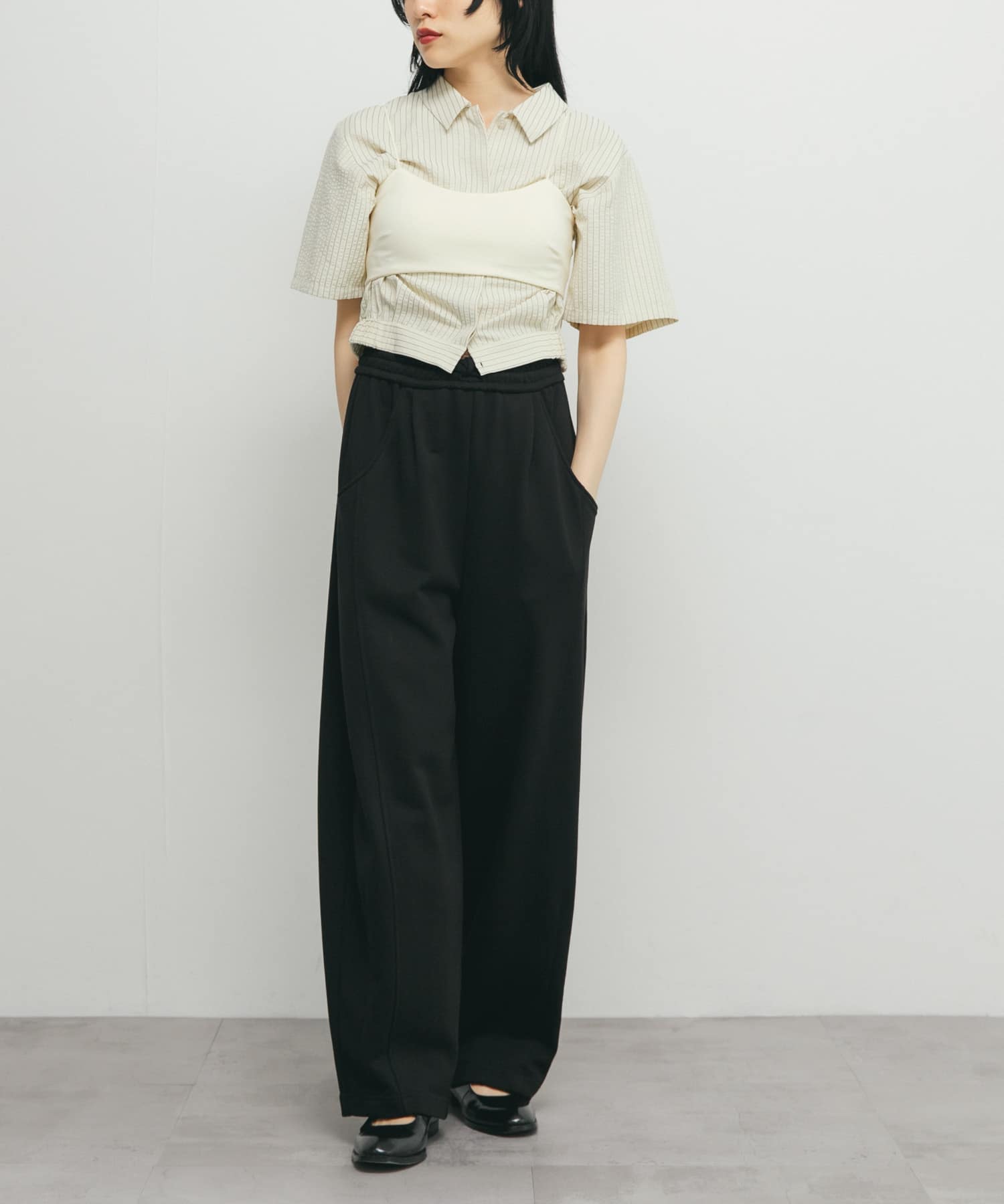 身長：160cm サイズ：one