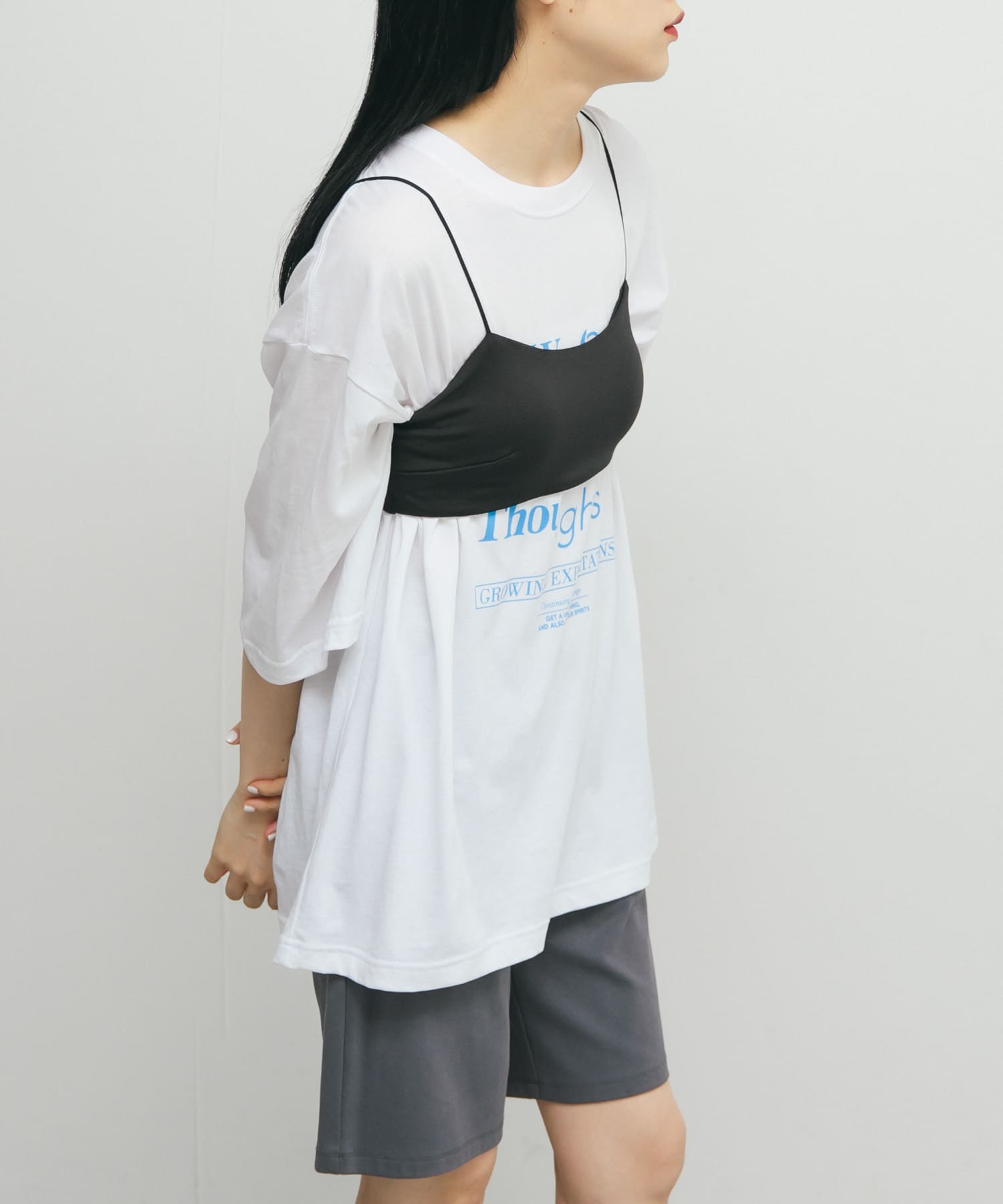 身長：160cm サイズ：one