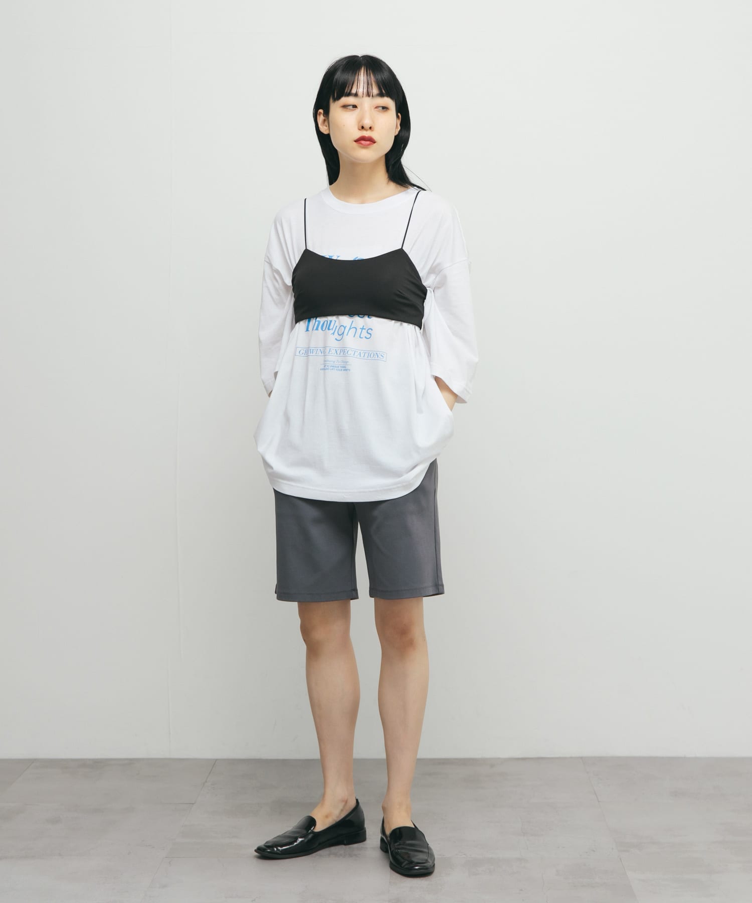 身長：160cm サイズ：one