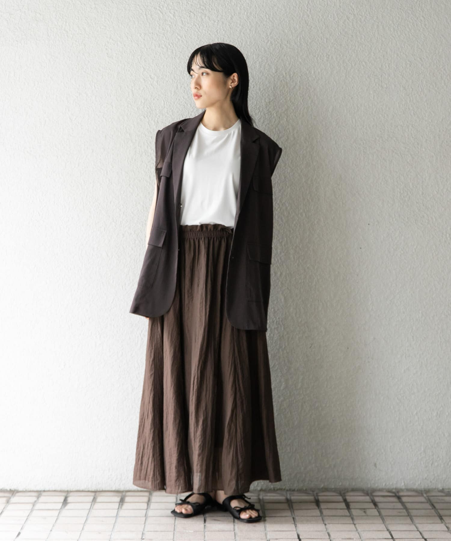 身長：160cm サイズ：one