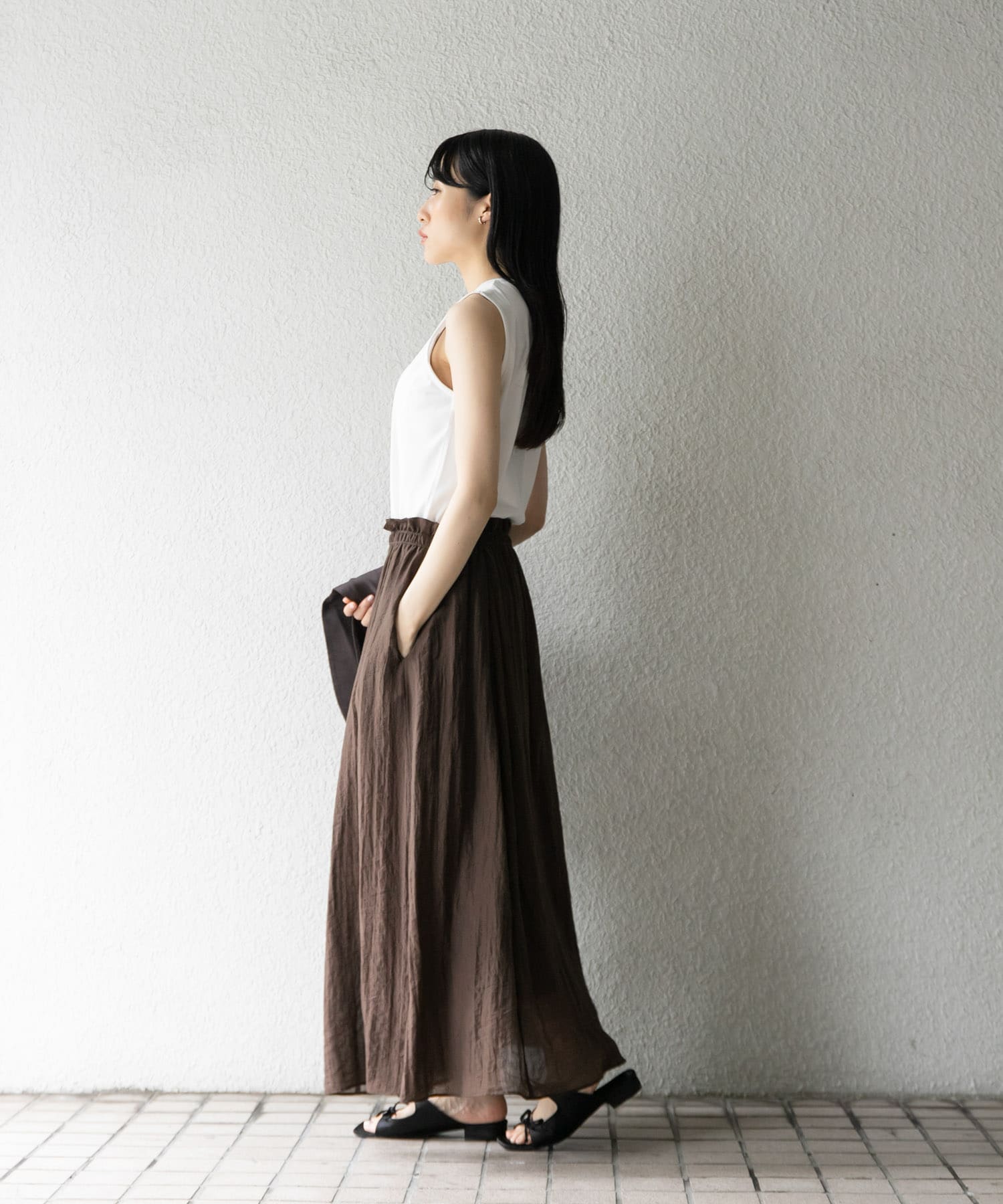 身長：160cm サイズ：one