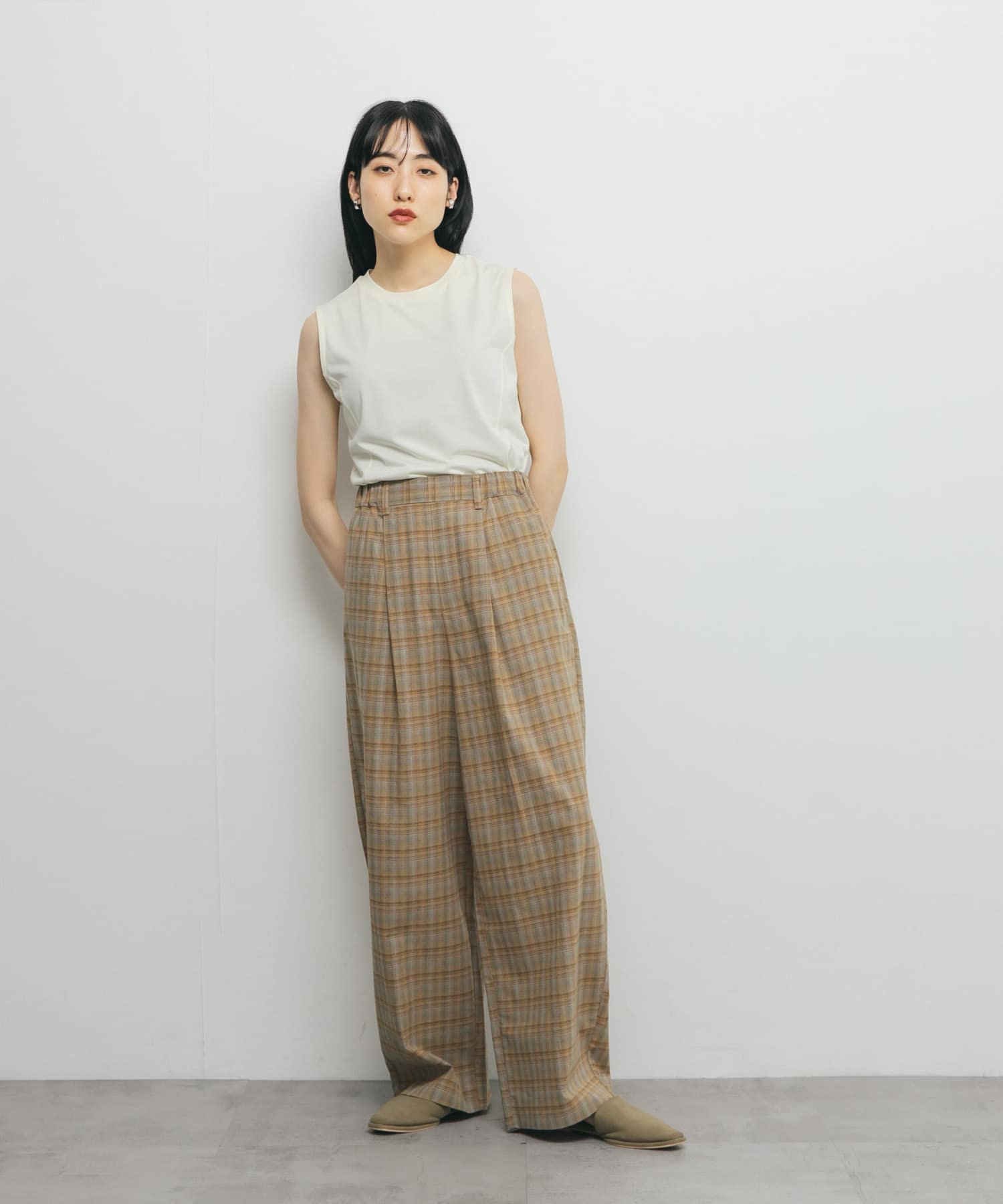 身長：160cm サイズ：one