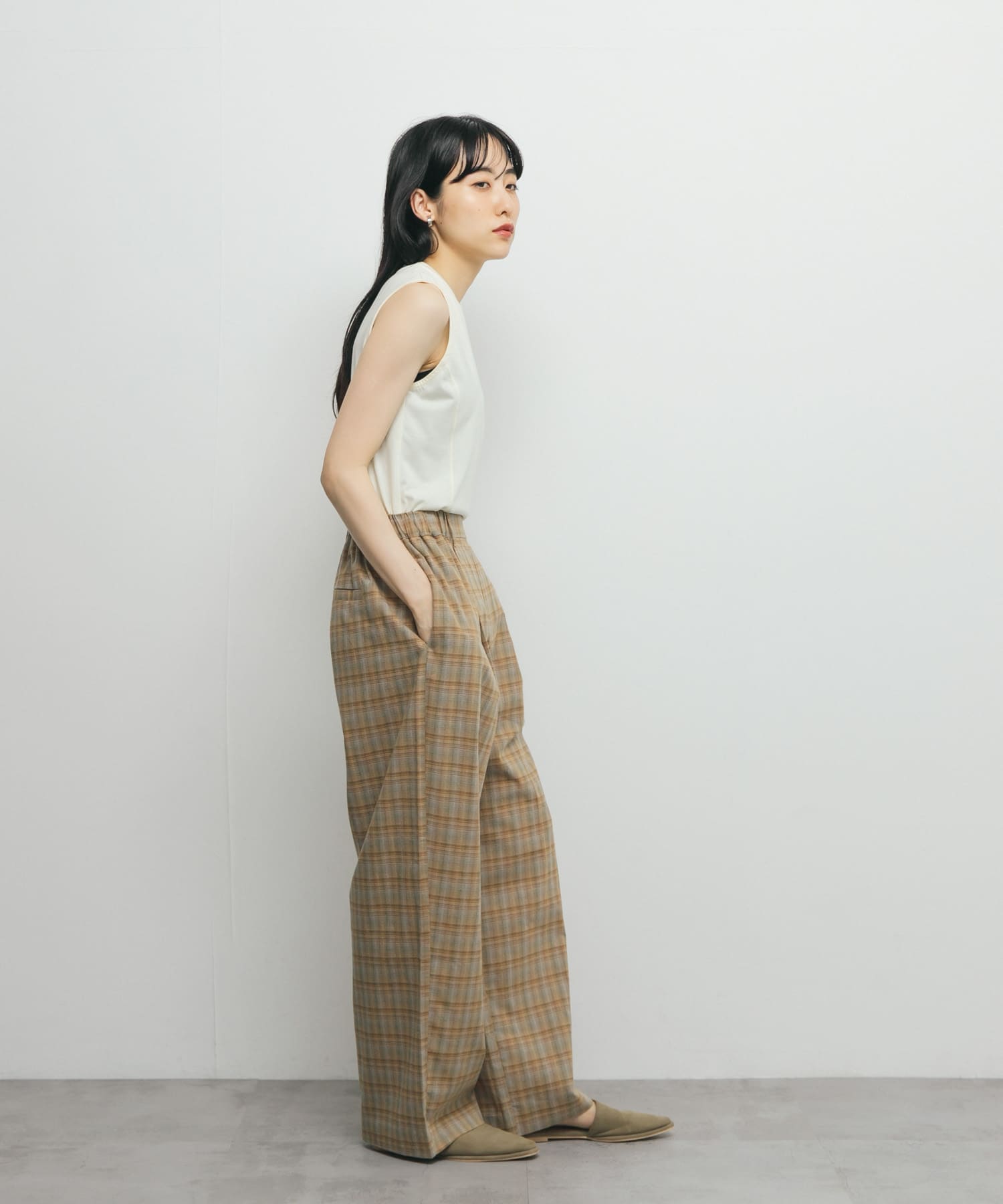 身長：160cm サイズ：one