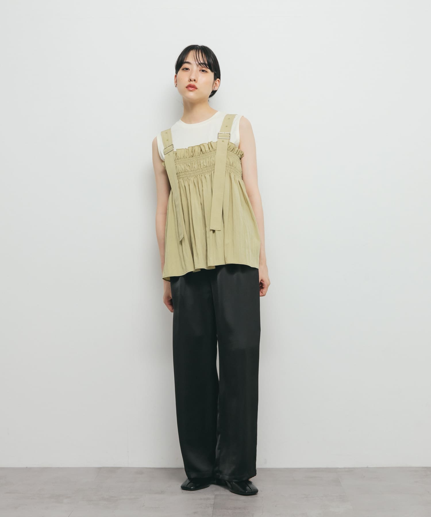 身長：160cm サイズ：one