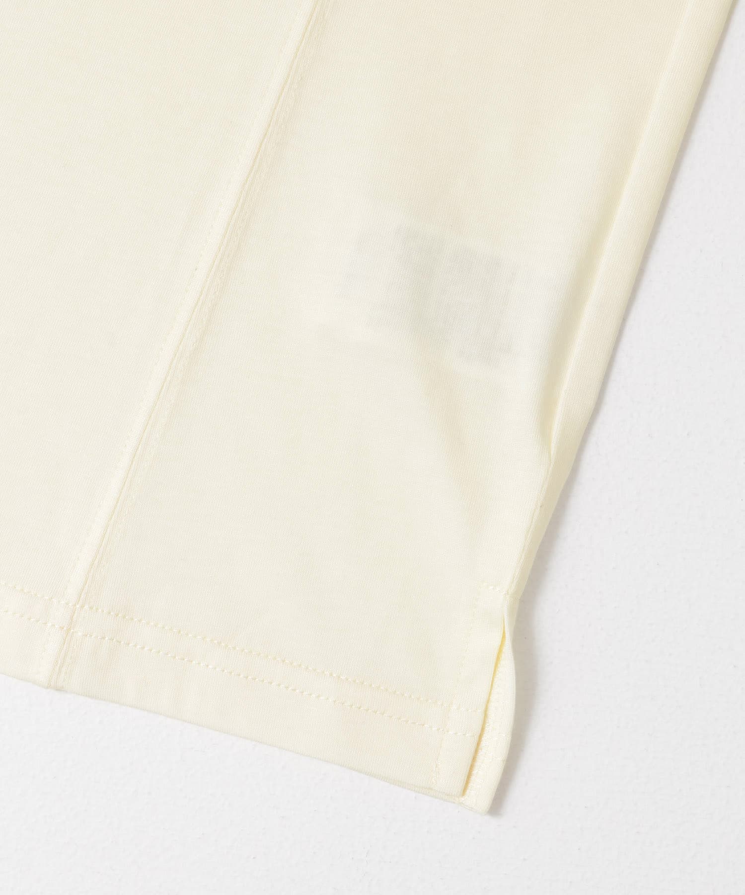 デザインステッチスリーブレスカットソー IVORY one