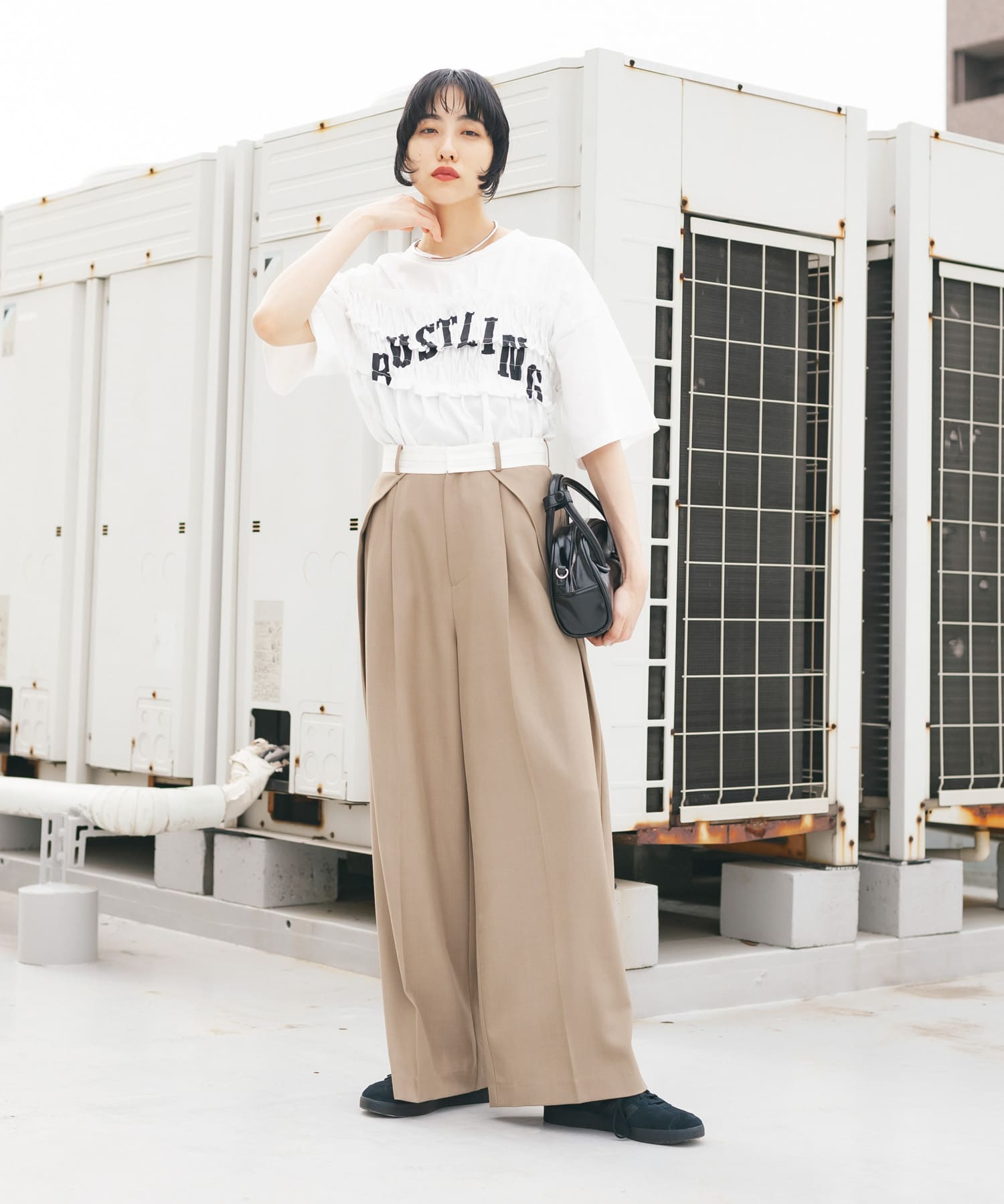 身長：160cm サイズ：one