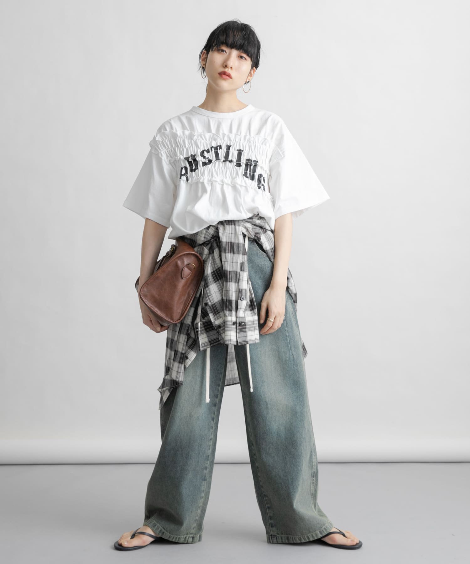 身長：160cm サイズ：one