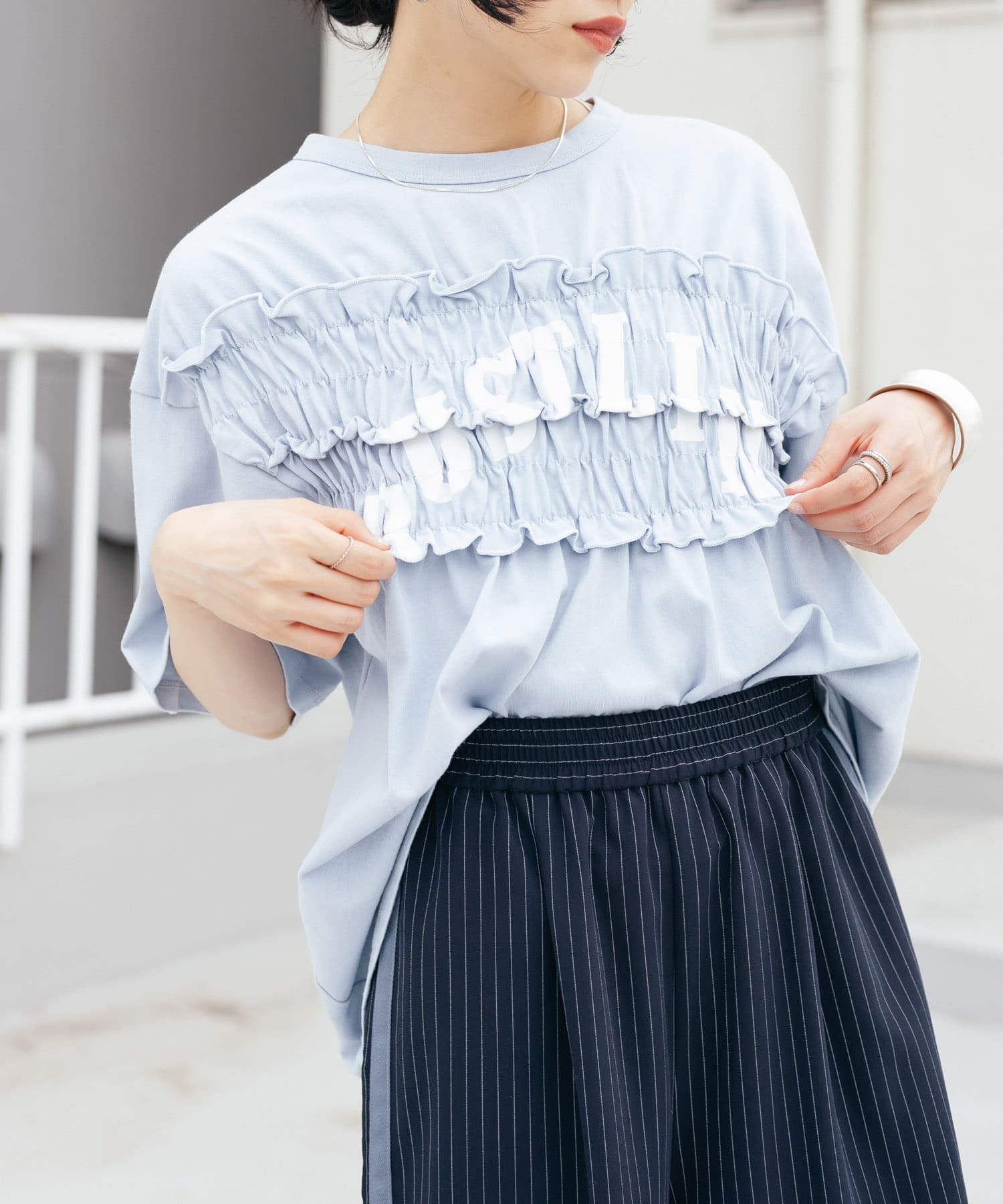 身長：160cm サイズ：one