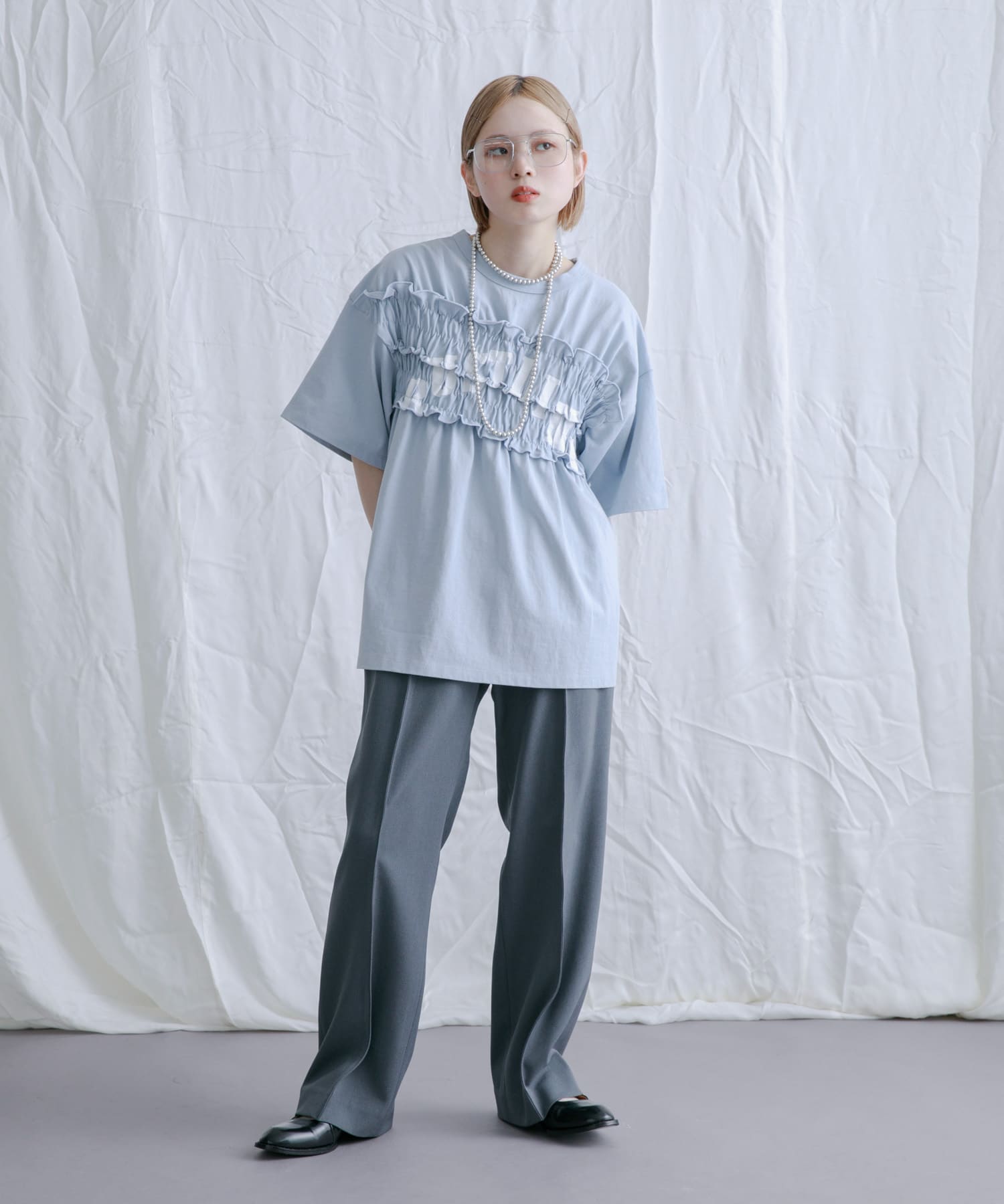 身長：153cm サイズ：one