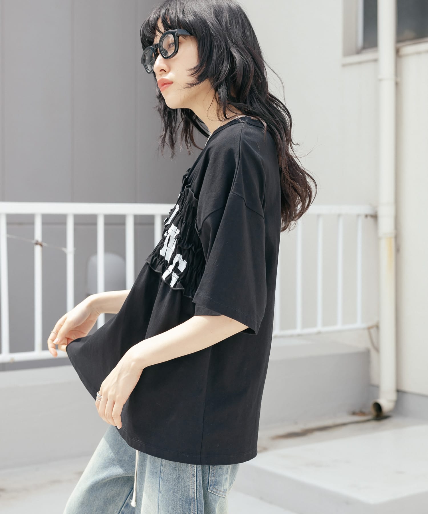 身長：160cm サイズ：one