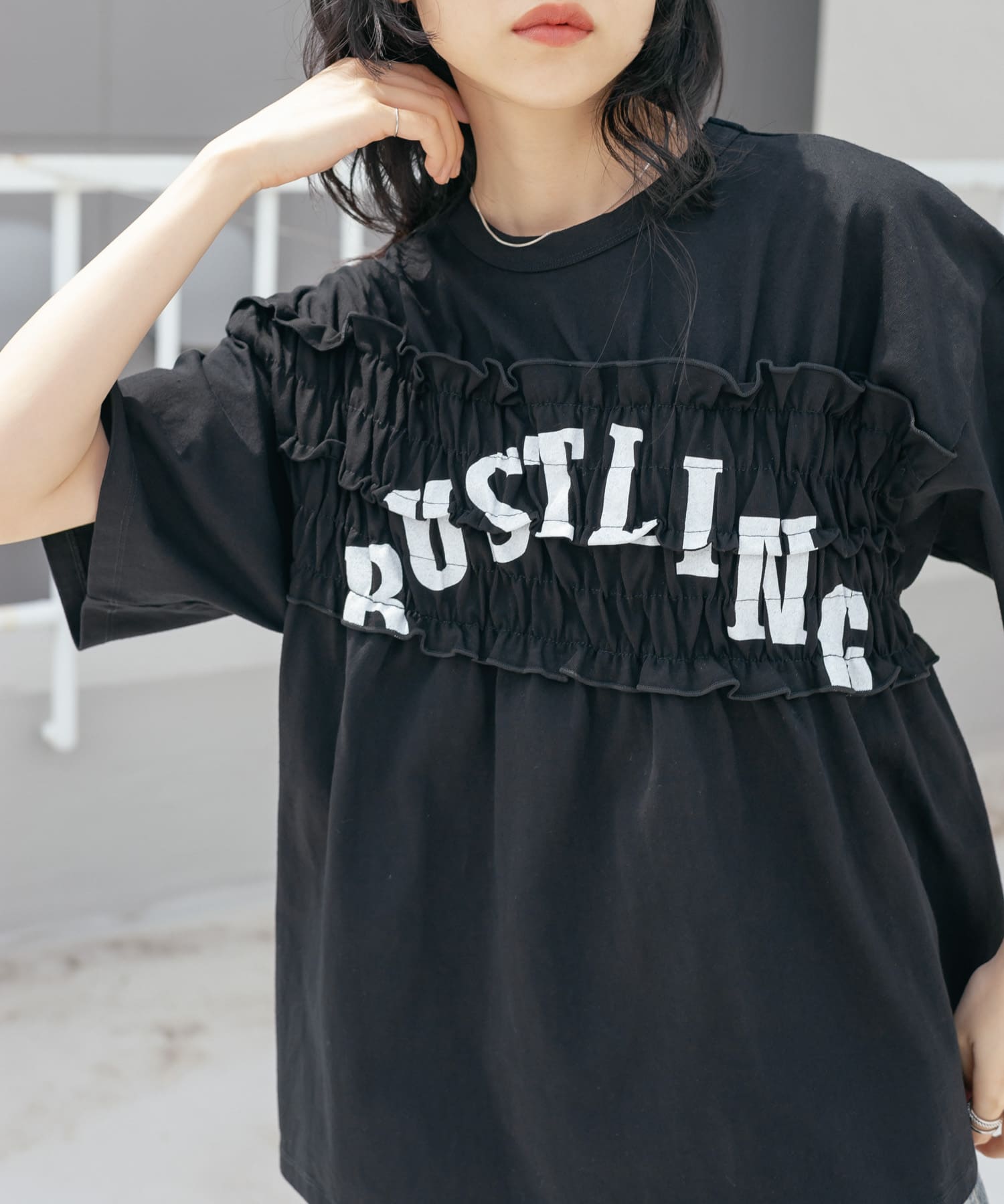 身長：160cm サイズ：one