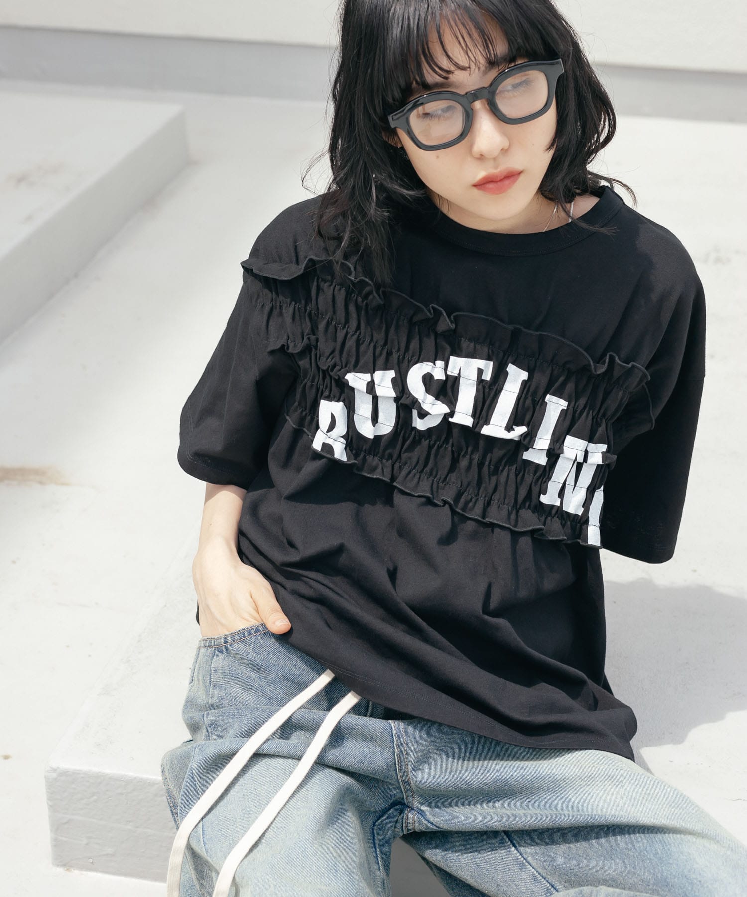 身長：160cm サイズ：one