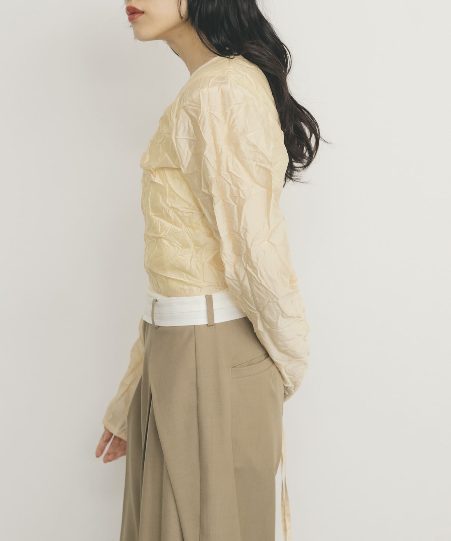 身長：160cm サイズ：one