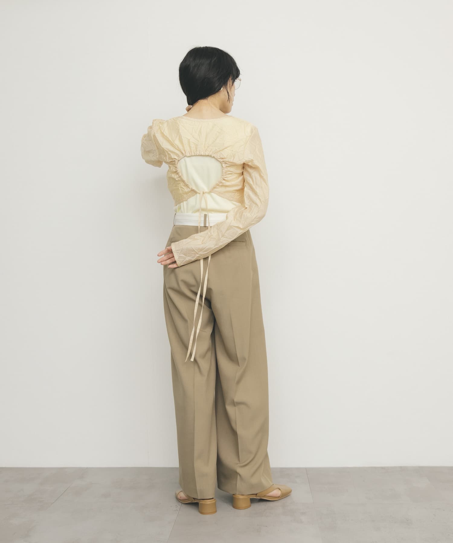 身長：160cm サイズ：one