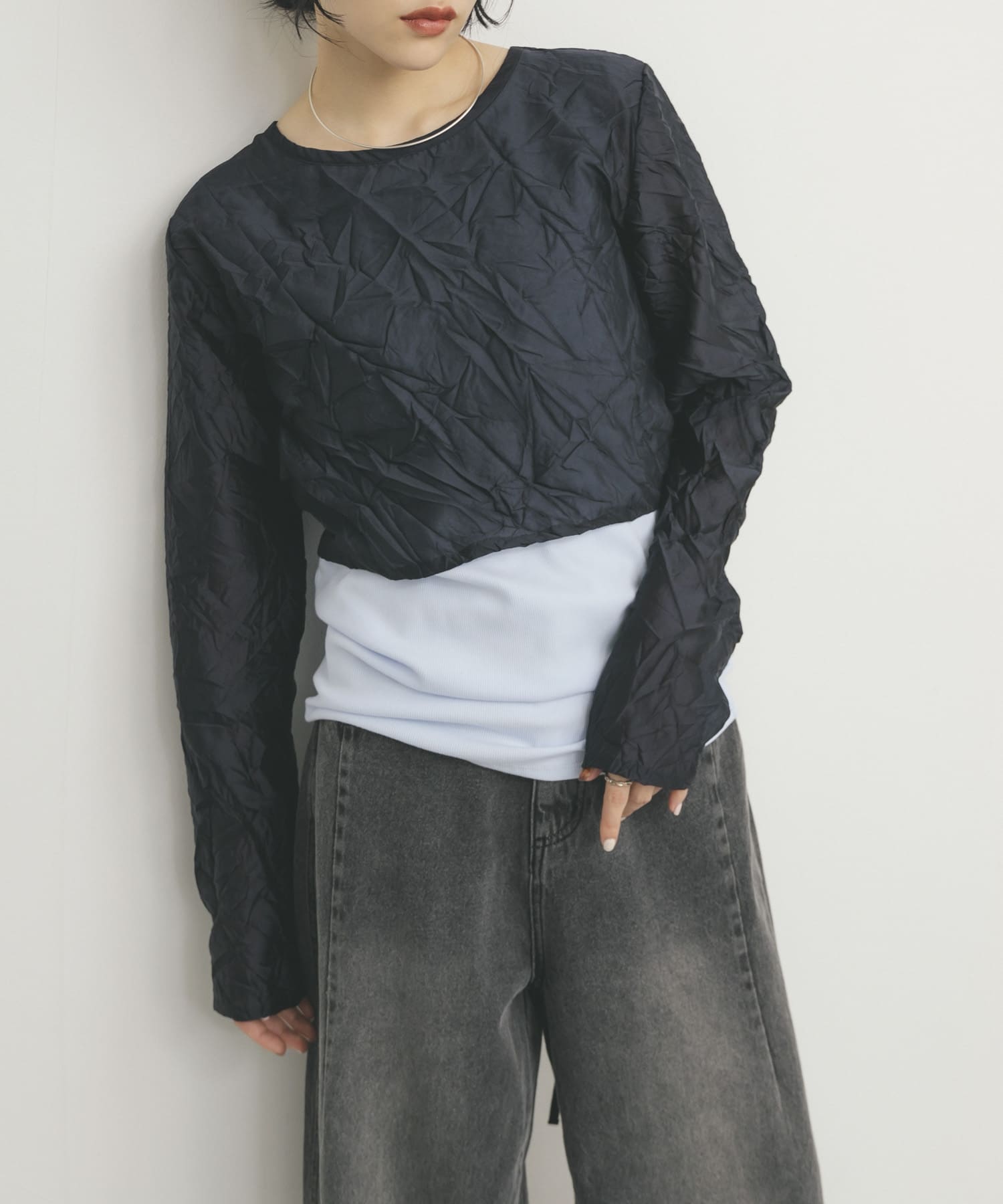 身長：160cm サイズ：one
